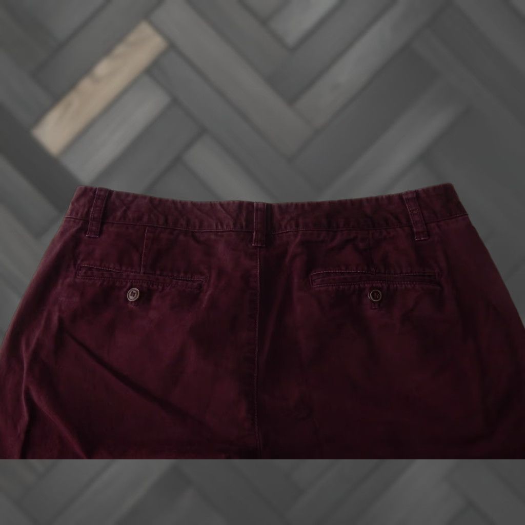 Bonobos VINTAGE Bonobos Pants Khakis Flat Front Cotton Purple 33x34 Mens Straight 30 in Inseam Mens Size US 32 / EU 48 - 1 Thumbnail