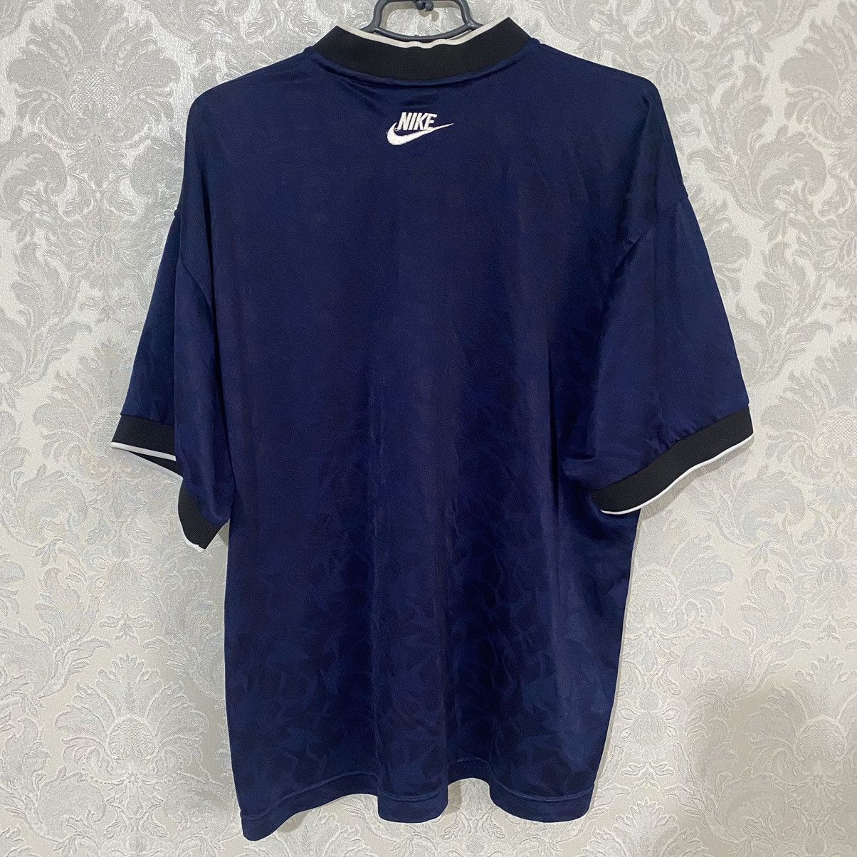 Other Vintage Nike Baggy Swoosh T-Shirt Drill Jersey Big Logo Y2K Size US XL / EU 56 / 4 - 11 Thumbnail