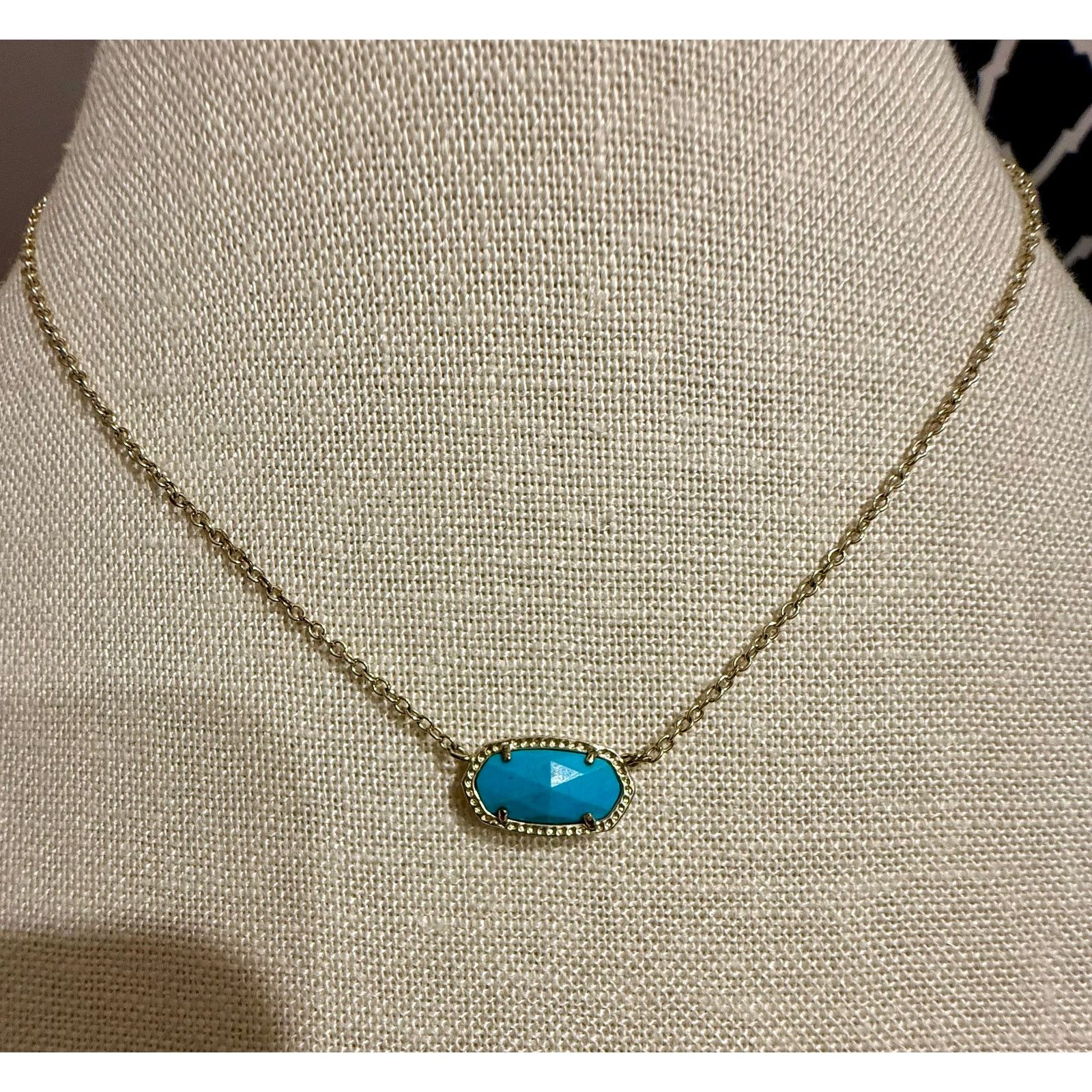 Kendra Scott Authentic Kendra Scott Elisa 14” Turquoise Necklace Size ONE SIZE - 4 Thumbnail