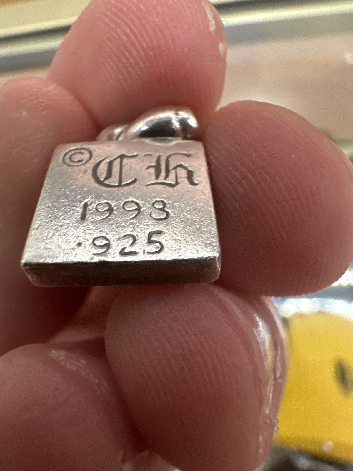 Chrome Hearts Chrome Hearts Cross Diamond Paved Frame Pendant (PreOwned) Size ONE SIZE - 7 Thumbnail