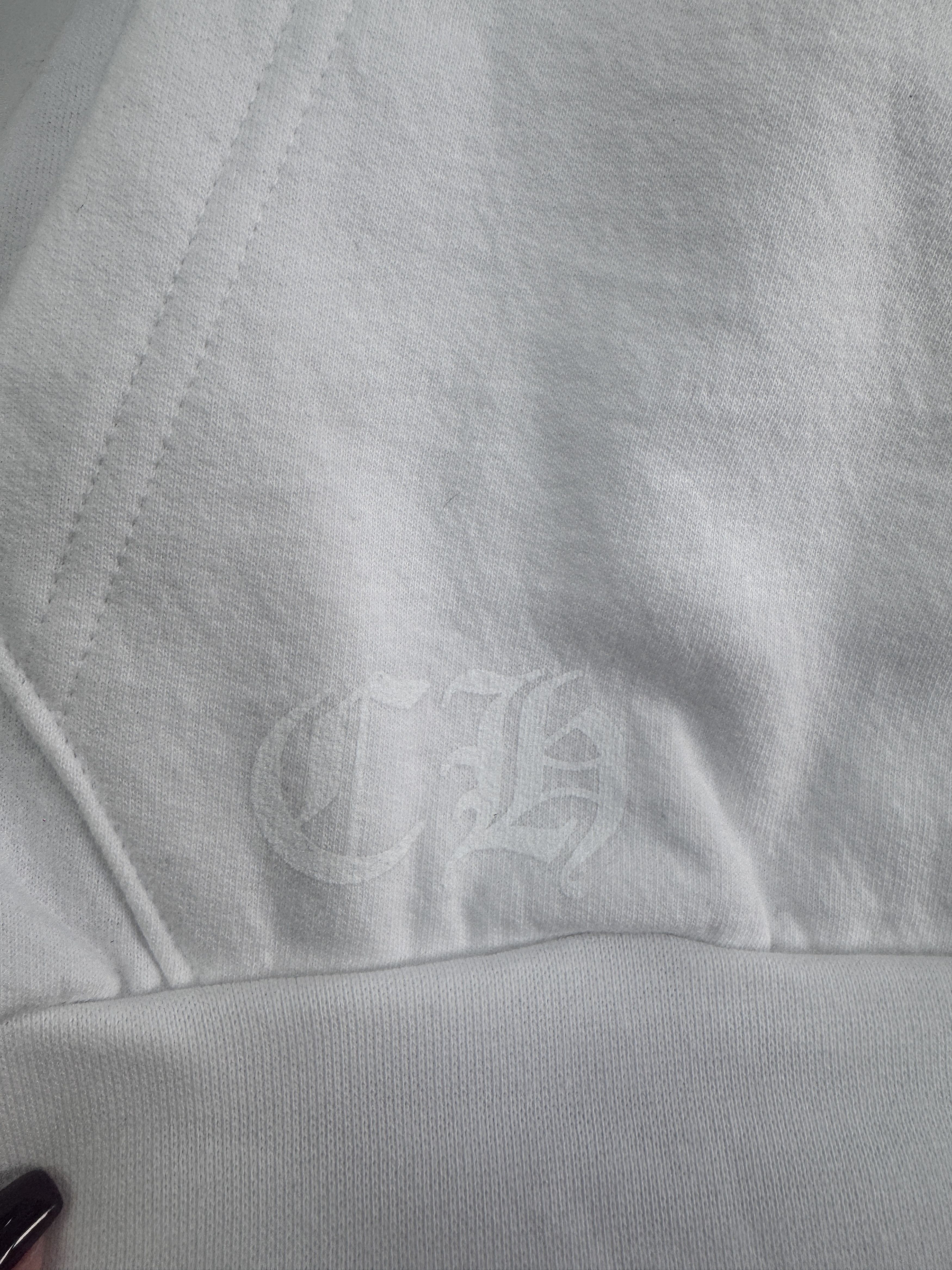 Chrome Hearts Chrome Hearts White Classic Horseshoe Logo Hoodie Size US L / EU 52-54 / 3 - 6 Thumbnail