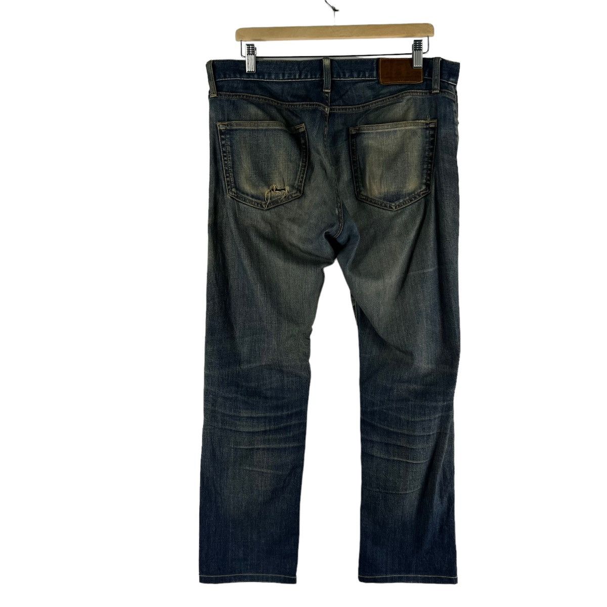 Japanese Brand 🔥VTG DISTRESSED DENIM JEANS UJ ISSEY MIYAKE Size US 38 / EU 54 - 6 Thumbnail