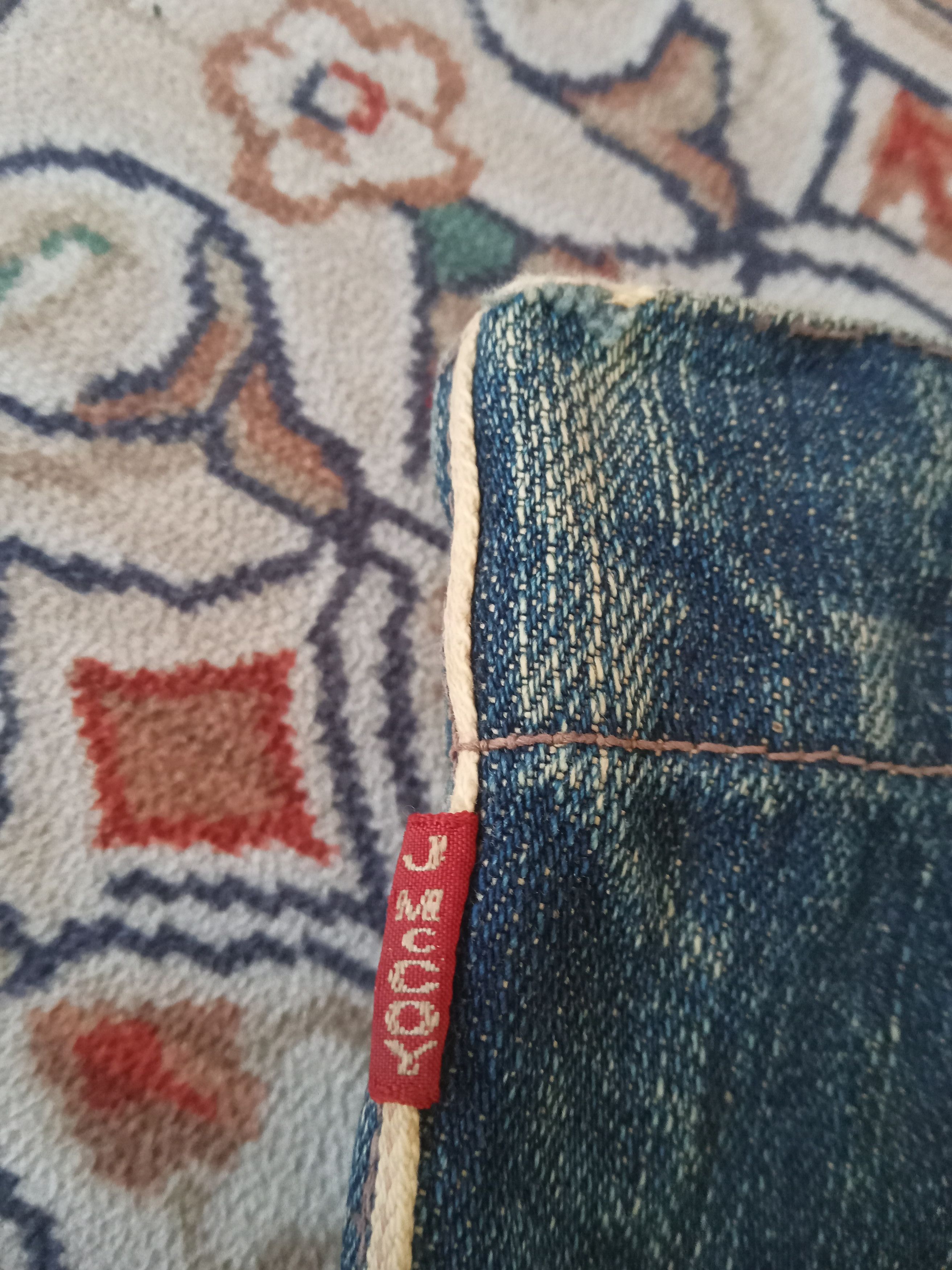 Vintage Vintage Joe McCoy Selvedge Denim Small Tote Bag Size ONE SIZE - 4 Thumbnail