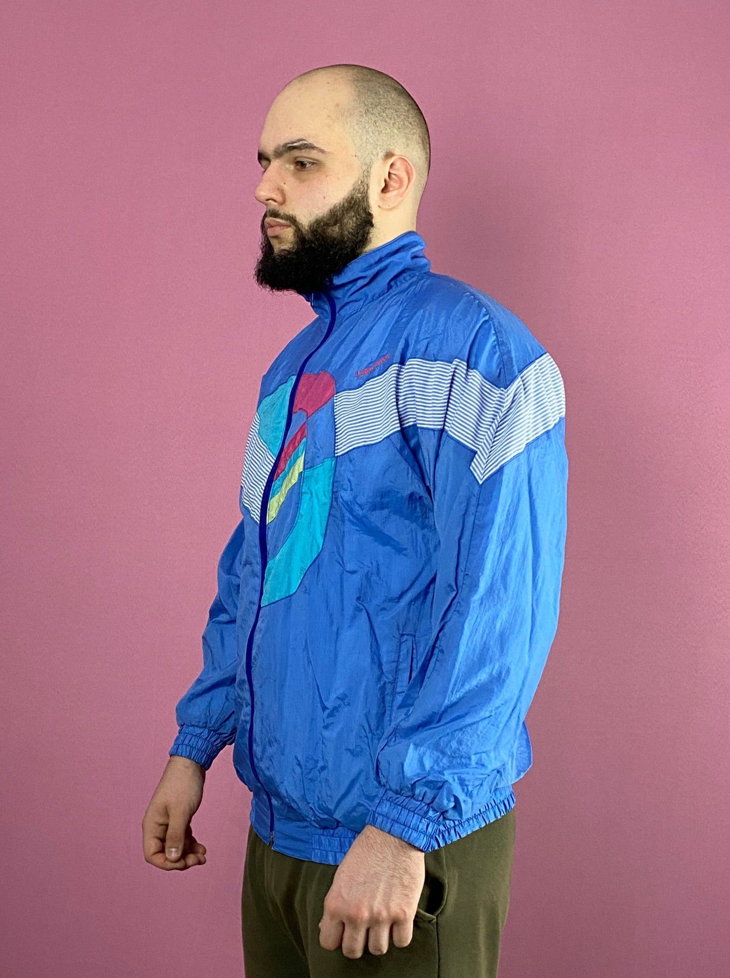 Vintage 90s Luigi Rossi Vintage Men's Windbreaker Jacket - M Size US M / EU 48-50 / 2 - 1 Thumbnail