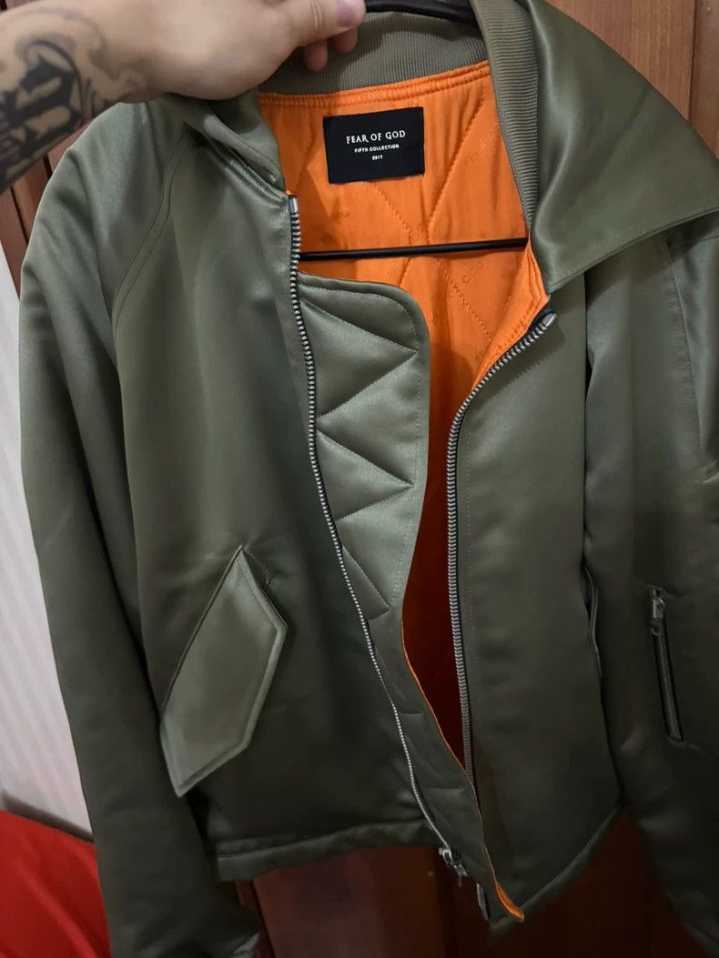 Fear of God Fear of God Main line jacket hooded air force jacket Size US S / EU 44-46 / 1 - 1 Thumbnail