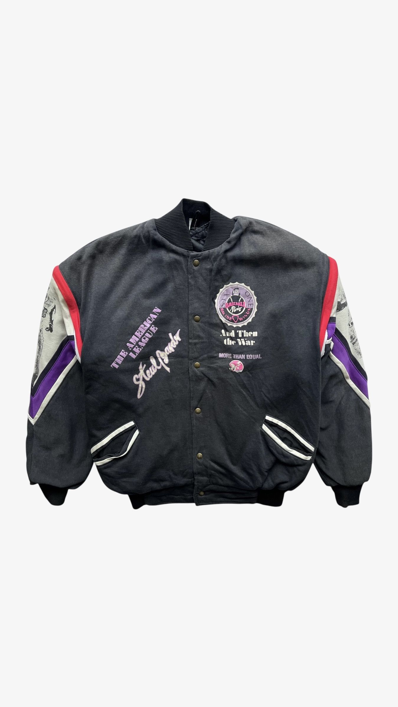 NFL Vintage 80s NFL Los Angeles Raiders American Football Jacket Size US M / EU 48-50 / 2 - 2 Thumbnail