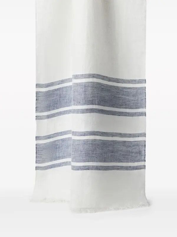 Brunello Cucinelli o1la1rc1a0425 Size: OS/Scarf in White Size ONE SIZE - 1 Thumbnail