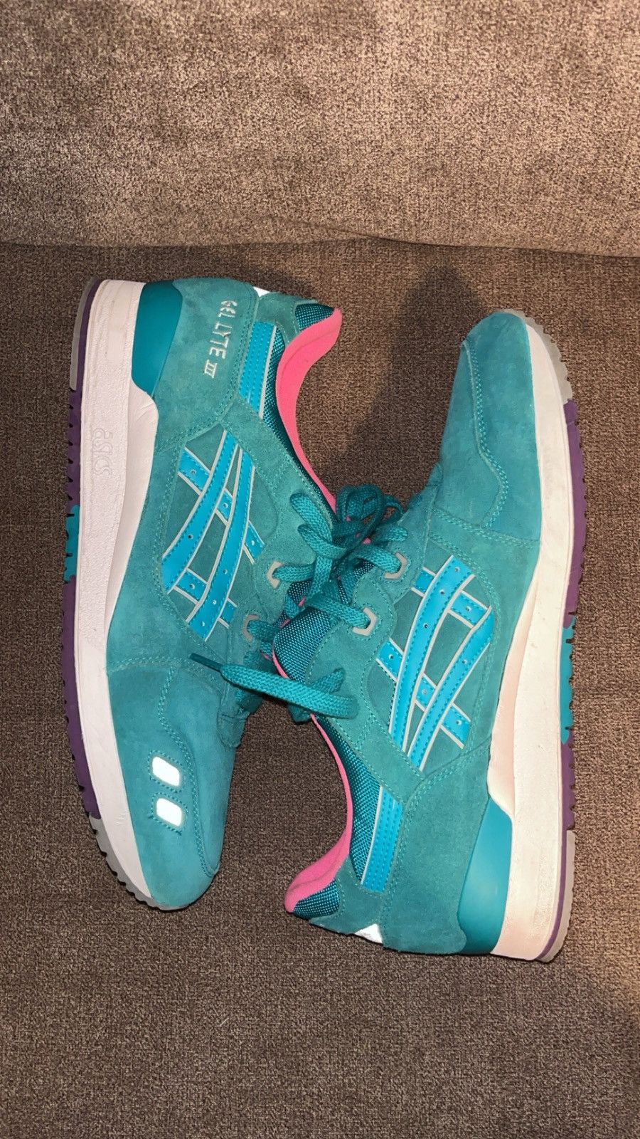 Asics Size 13 - ASICS Gel Lyte 3 Tropical Green Size US 13 / EU 46 - 2 Thumbnail