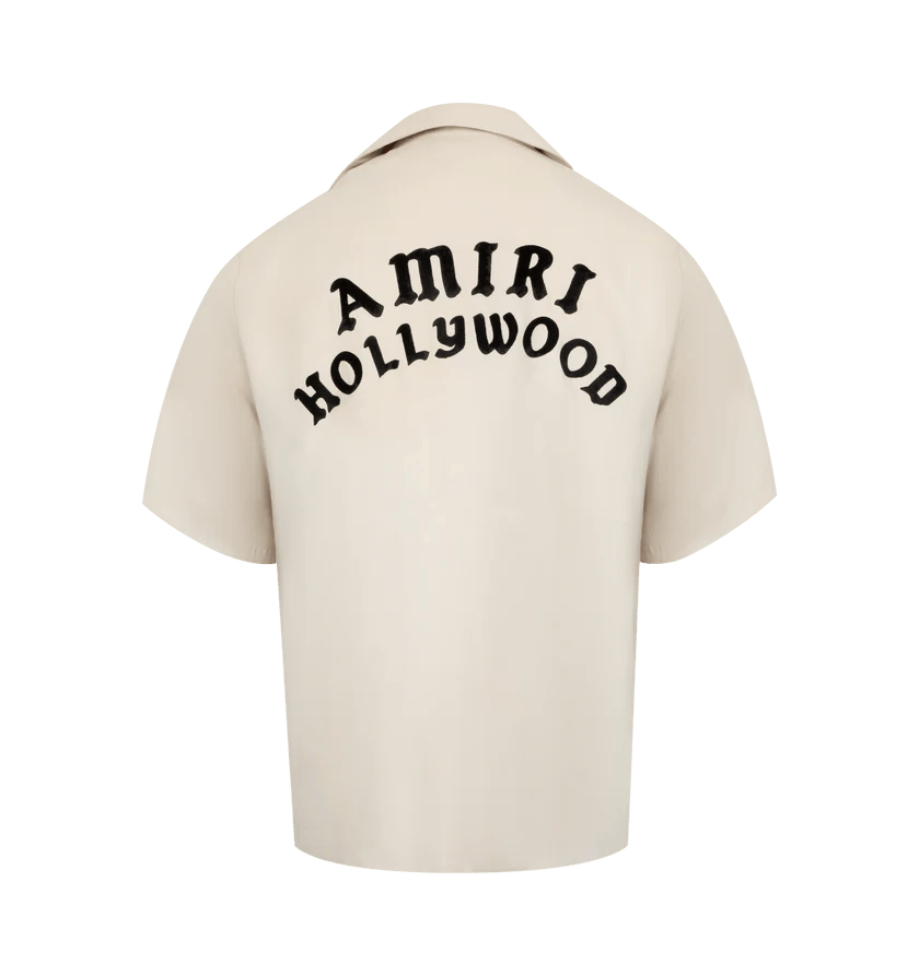 Amiri o1h1sh11225 Hollywood Bowling Shirt in Ivory/Alabaster Size US XXL / EU 58 / 5 - 2 Thumbnail