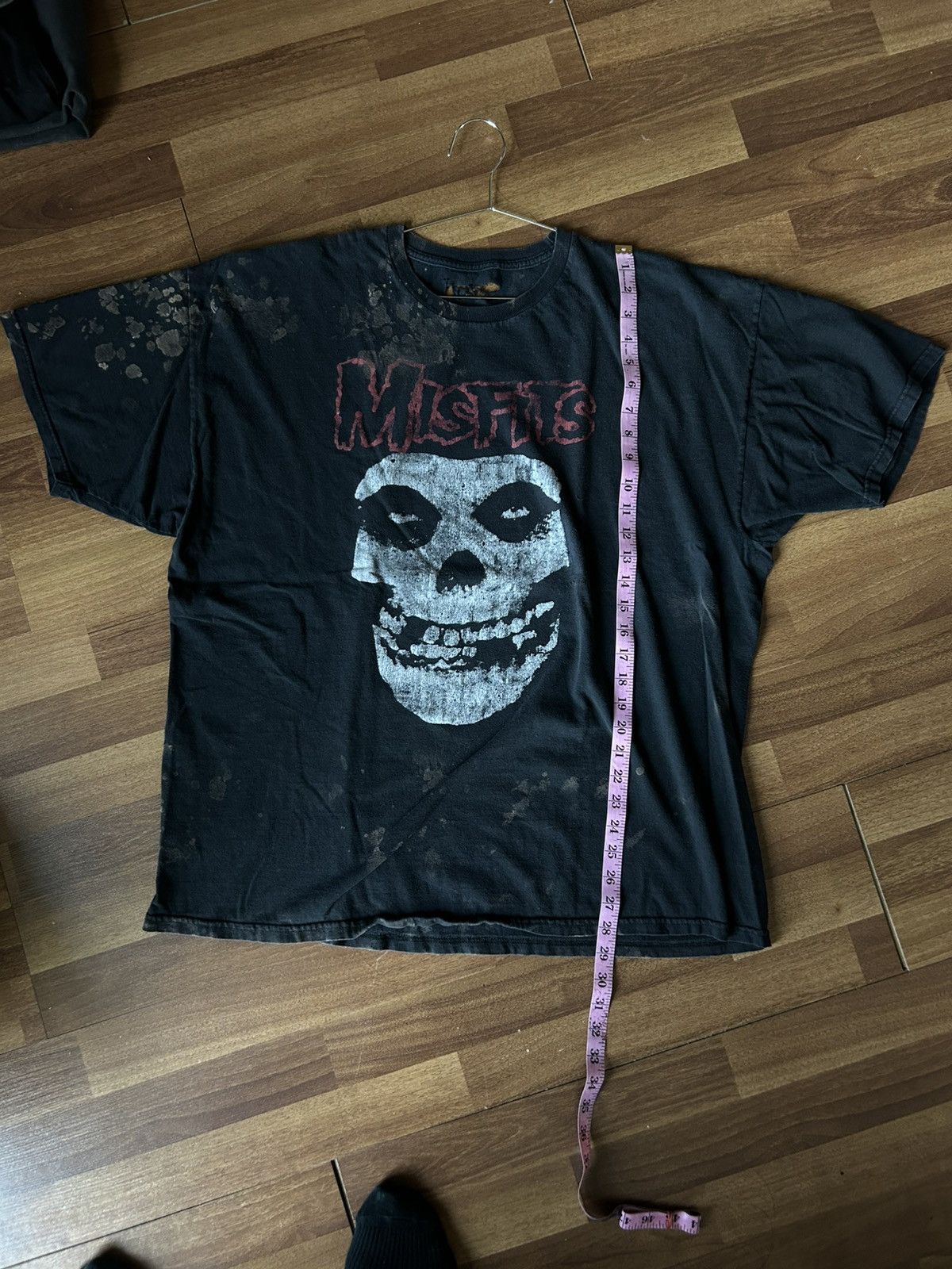 Band Tees Vintage Thrashed Misfits T Shirt Punk Fader Danzig Size US XL / EU 56 / 4 - 9 Thumbnail