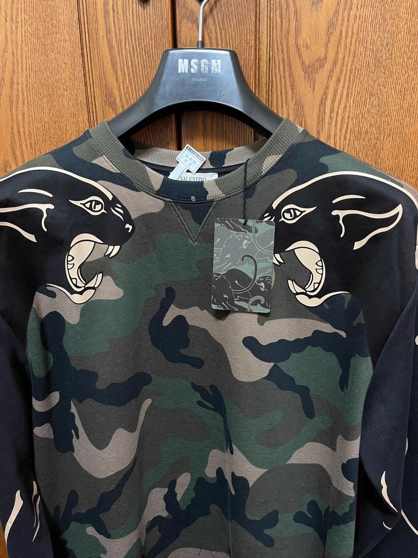 Valentino Valentino Panther Camo Hoodie XL Size US XL / EU 56 / 4 - 5 Thumbnail