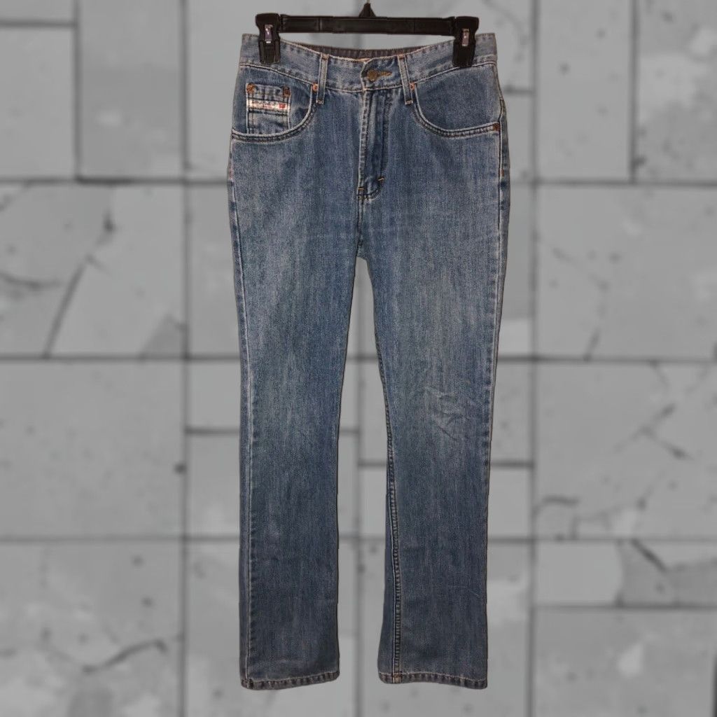 Diesel Diesel Men's Blue Straight Denim Jeans Size 28 x 31.5 Regular Size US 28 / EU 44 - 1 Thumbnail