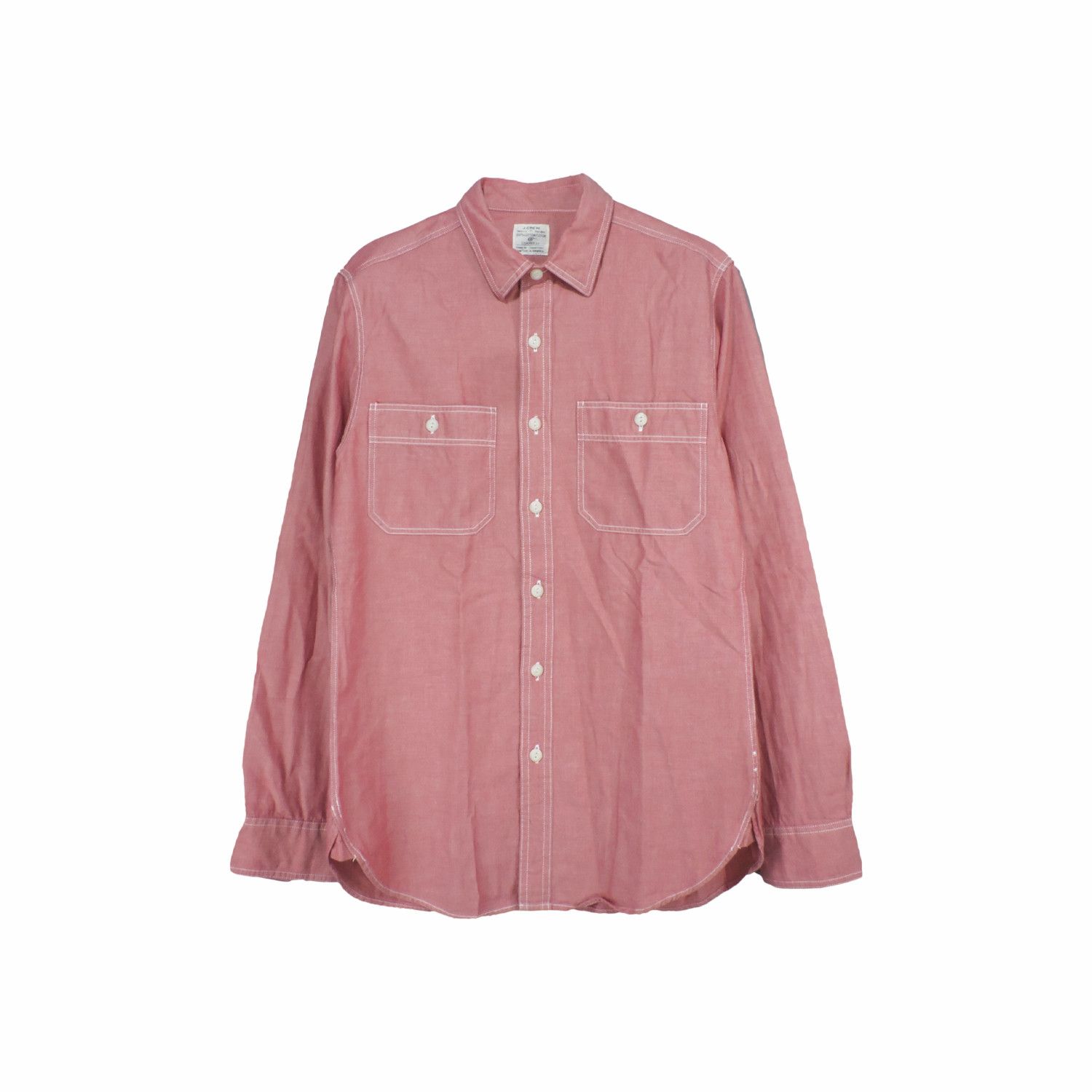 J.Crew J. CREW CHAMBRAY LONG SLEEVE SHIRT Size US XS / EU 42 / 0 - 1 Thumbnail