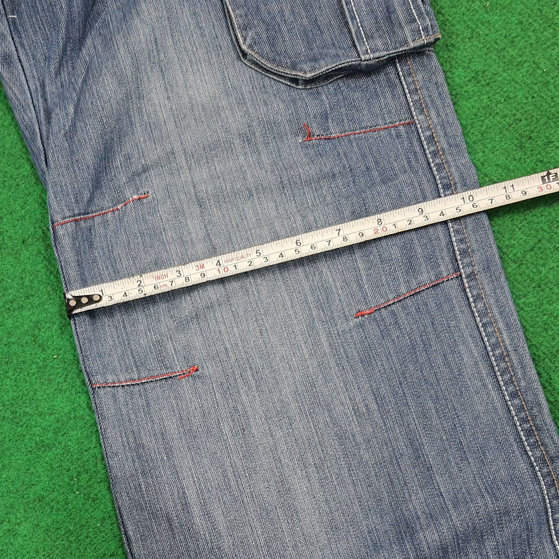 Karl Kani × Vintage Vintage Karl Kani CH79 Cargo Style Hip Hop Jeans Size US 28 / EU 44 - 14 Thumbnail