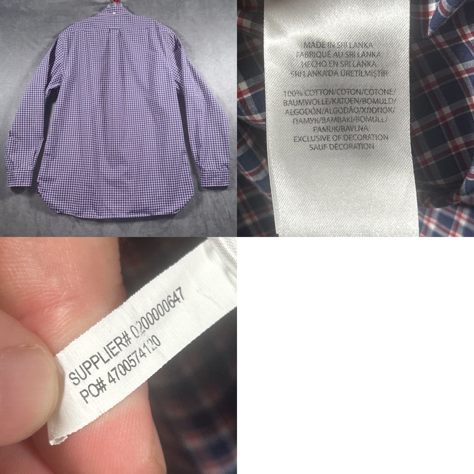 Polo Ralph Lauren Polo Ralph Lauren Button-Down Shirt Slim Fit Cotton Stretch Plaid Red Mens XL Size US XL / EU 56 / 4 - 9 Thumbnail