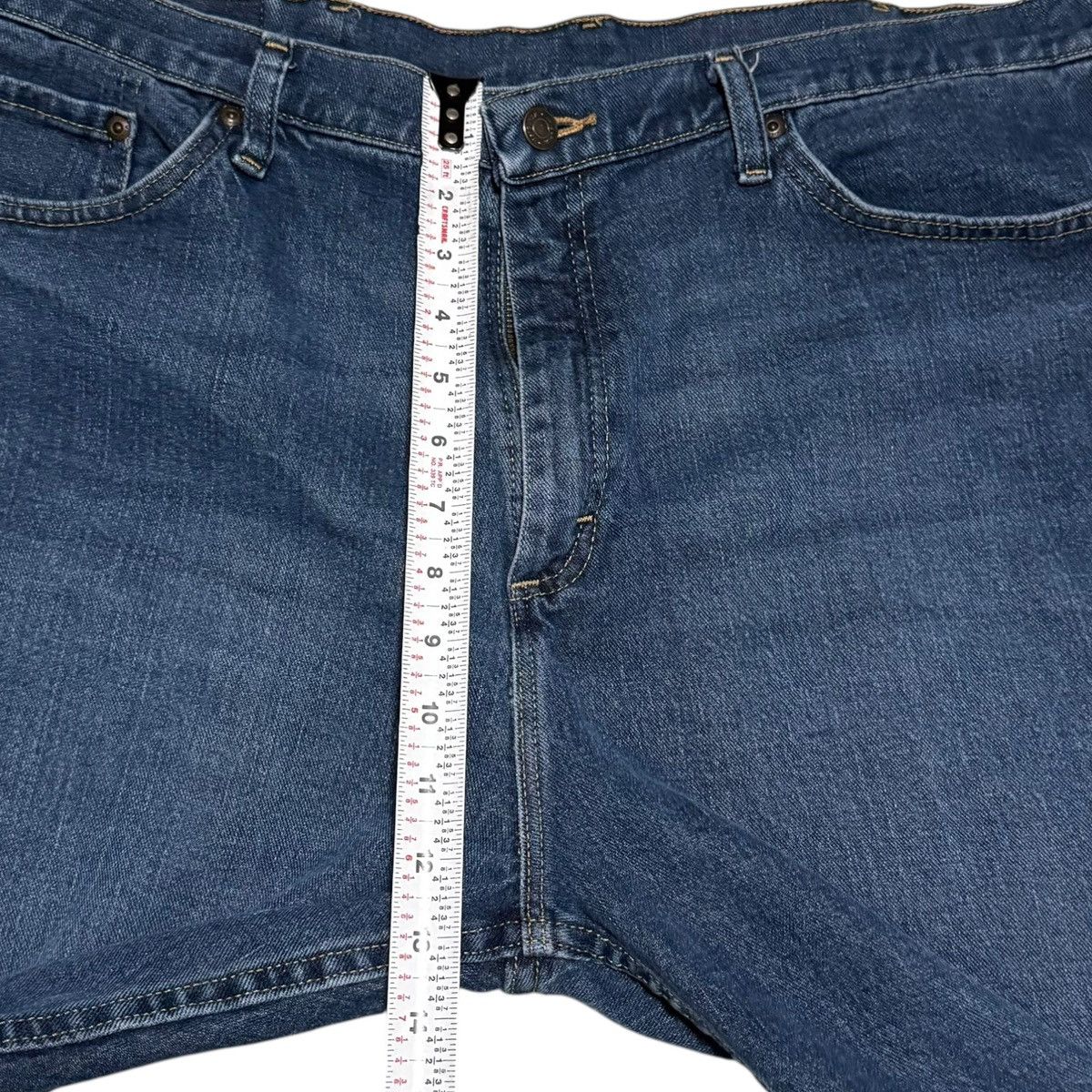 Wrangler Y2K Wrangler Dark Wash Relaxed Fit Jean Shorts Men's 39 Size US 39 - 6 Thumbnail