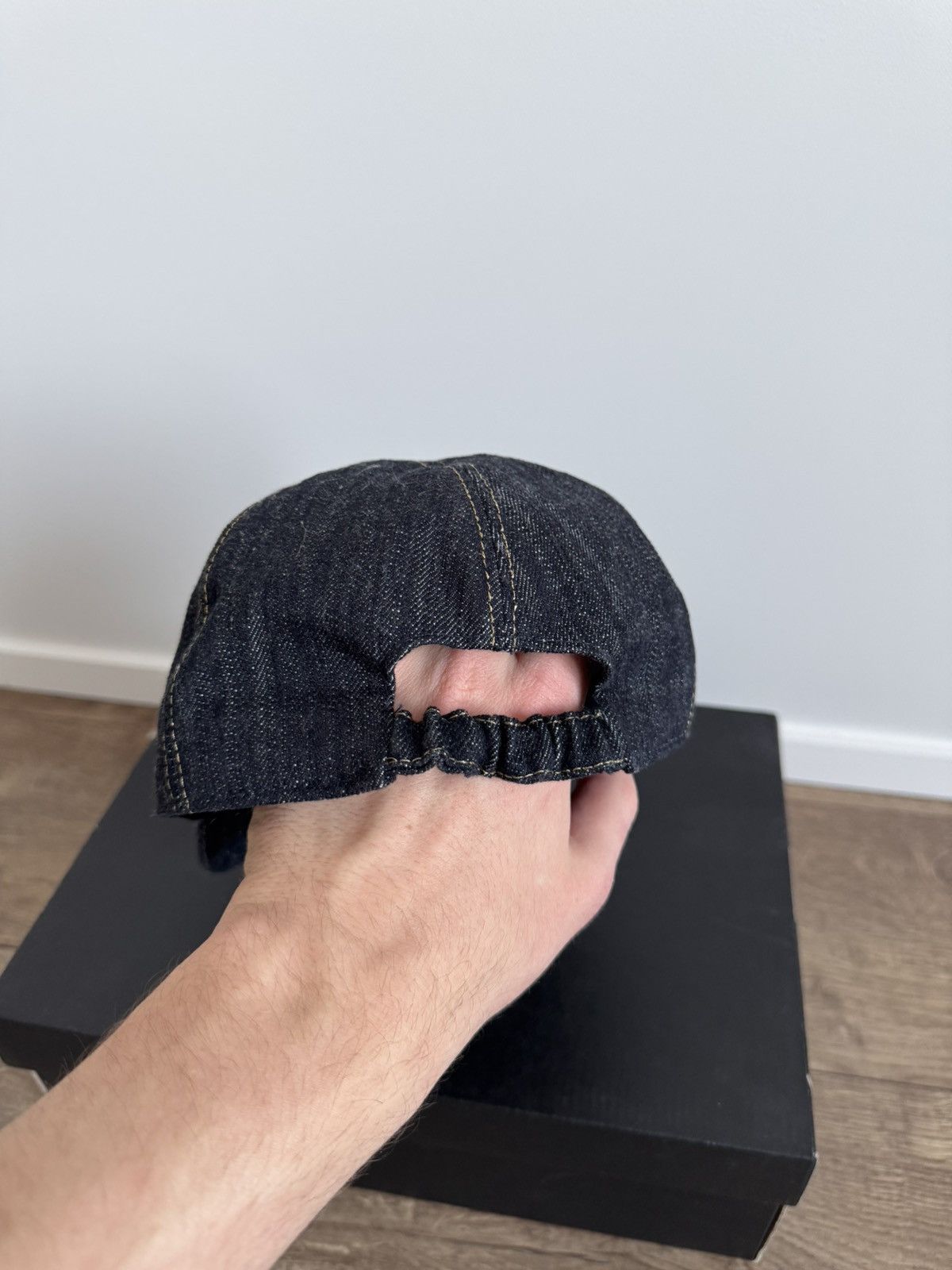 Chanel Chanel Denim Cap Size ONE SIZE - 4 Thumbnail