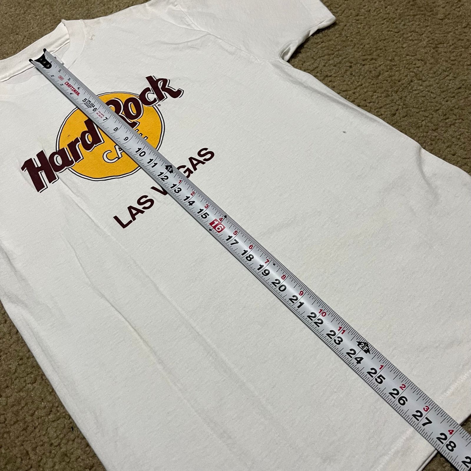 Hard Rock Cafe Vintage Hard Rock Cafe Las Vegas Singe Stitch T-Shirt Large Size US L / EU 52-54 / 3 - 4 Thumbnail