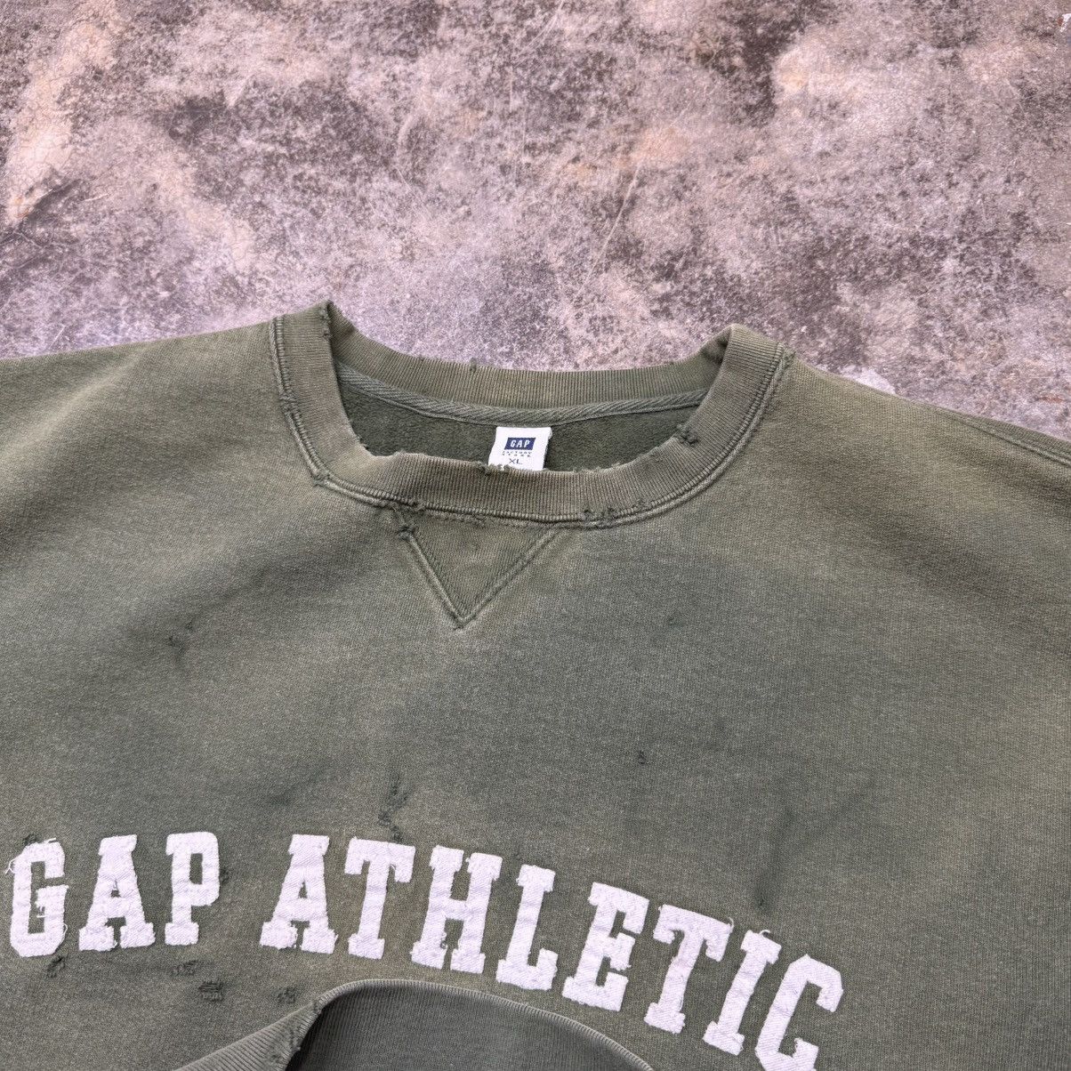 Gap vintage y2k thrashed gap baggy athletic crewneck sweathshirt Size US XL / EU 56 / 4 - 8 Thumbnail