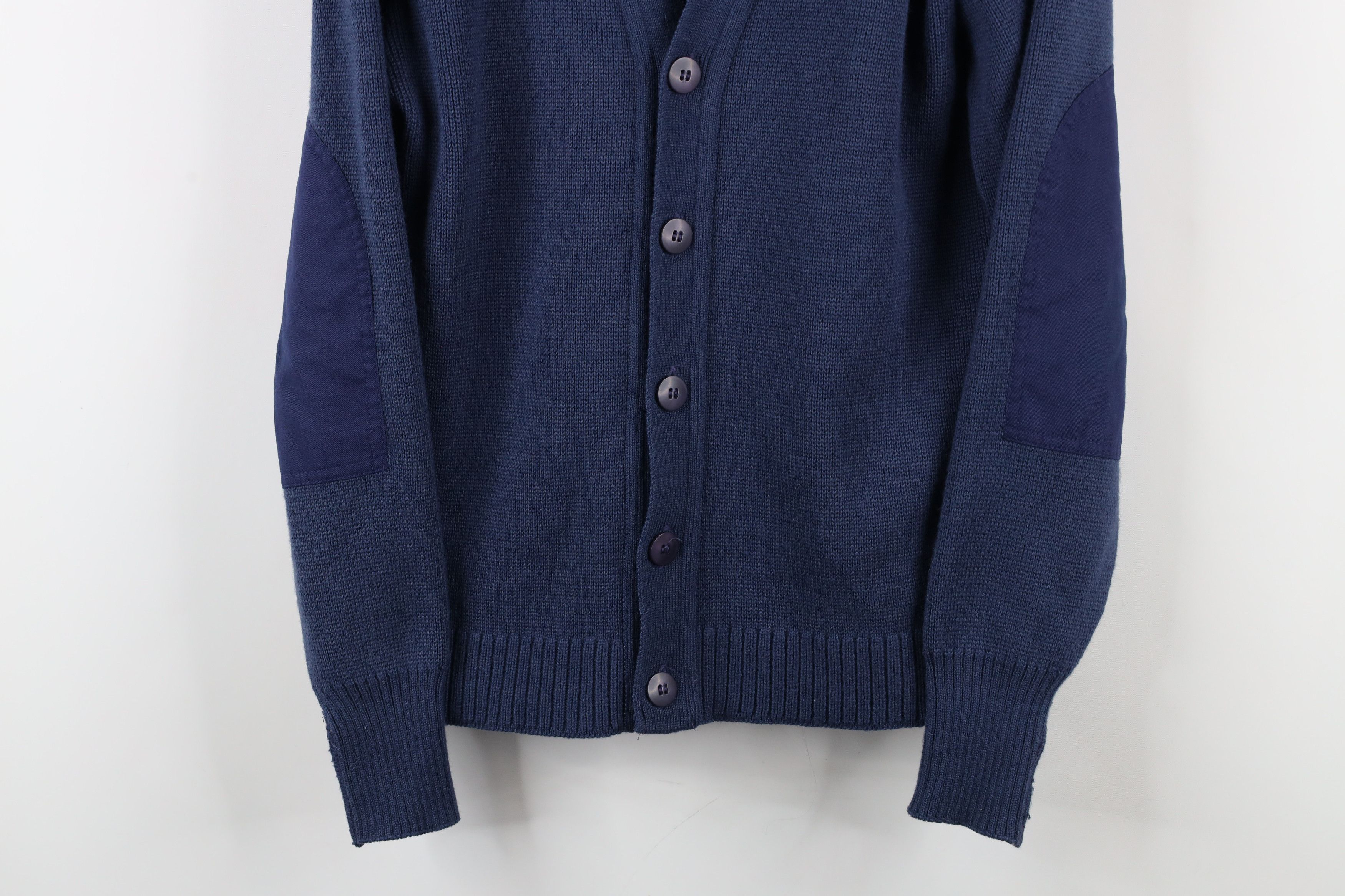Vintage Vintage 90s Streetwear Elbow Patch Cardigan Sweater USA Size US S / EU 44-46 / 1 - 3 Thumbnail