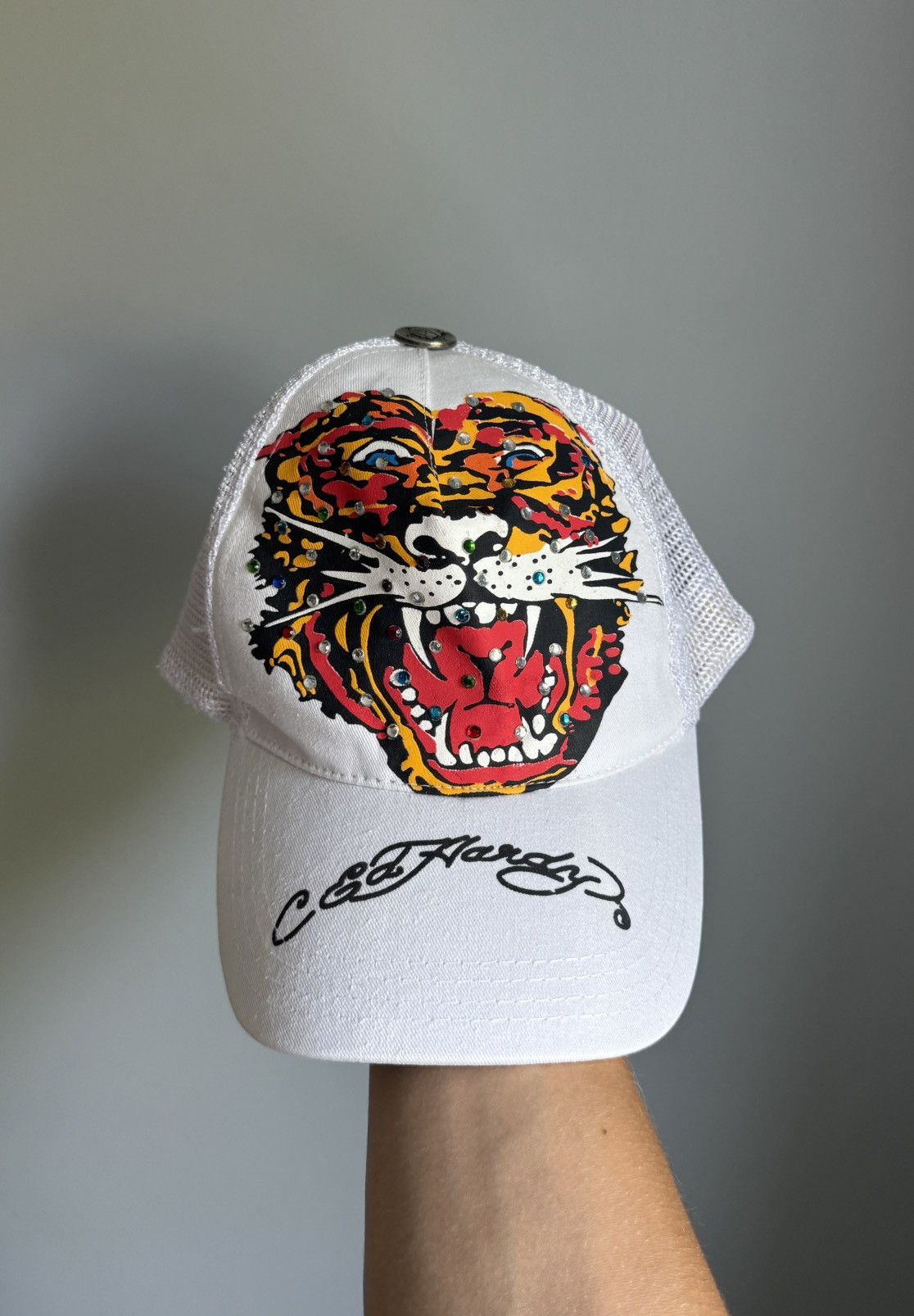 Ed Hardy Ed Hardy Y2K Tiger Logo Cap Size ONE SIZE - 1 Thumbnail