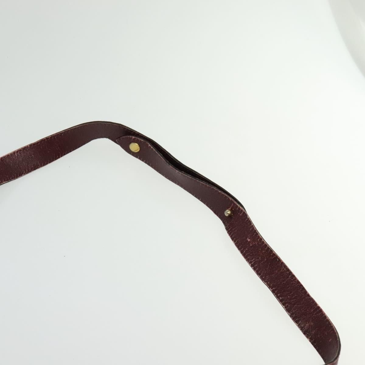 Dior DIOR Trotter Canvas Shoulder Bag Red Gold Size ONE SIZE - 8 Thumbnail