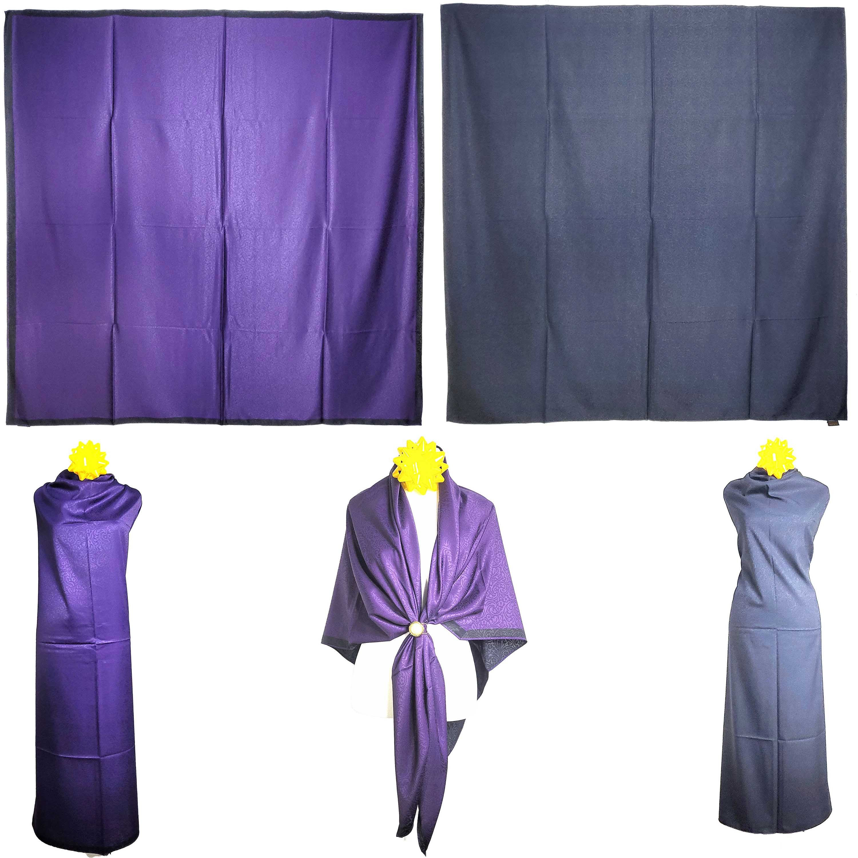 Other NWT Double Sided Silk Scarf 52"x52" Large Square Wrap 3225 Size ONE SIZE - 1 Thumbnail