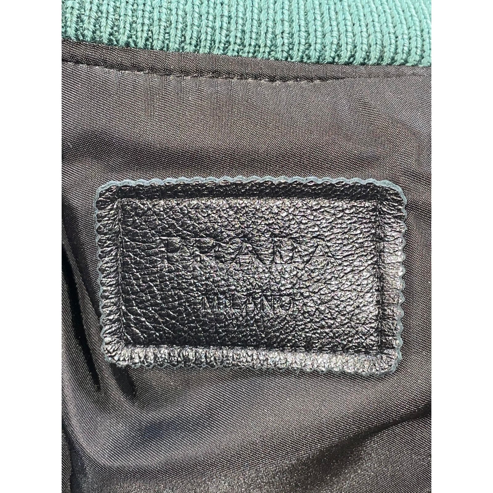 Prada Prada Green Leather Jacket Size US L / EU 52-54 / 3 - 8 Thumbnail