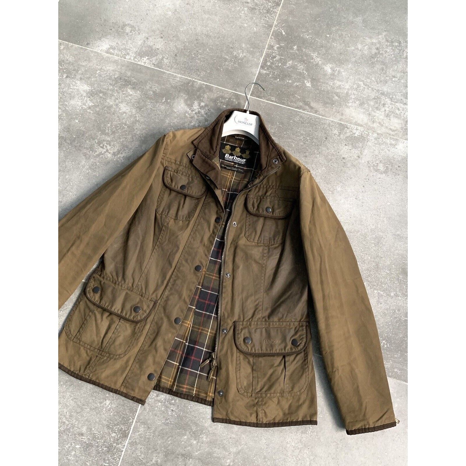 Barbour Women's BARBOUR UTILITY WAX Jacket Coat UK 12 US 8 EU 40 M Size M / US 6-8 / IT 42-44 - 9 Thumbnail