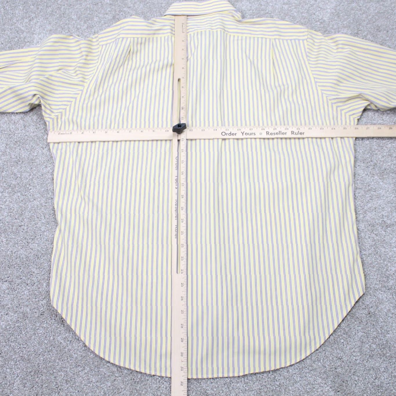Polo Ralph Lauren Polo Ralph Lauren Dress Shirt Adult 17 32/33 Yellow/Blue Regent Classic Fit L/S Men Shirt Size 17 Blue Striped Casual Formal Workwear 90s Mens Size 46R - 7 Thumbnail