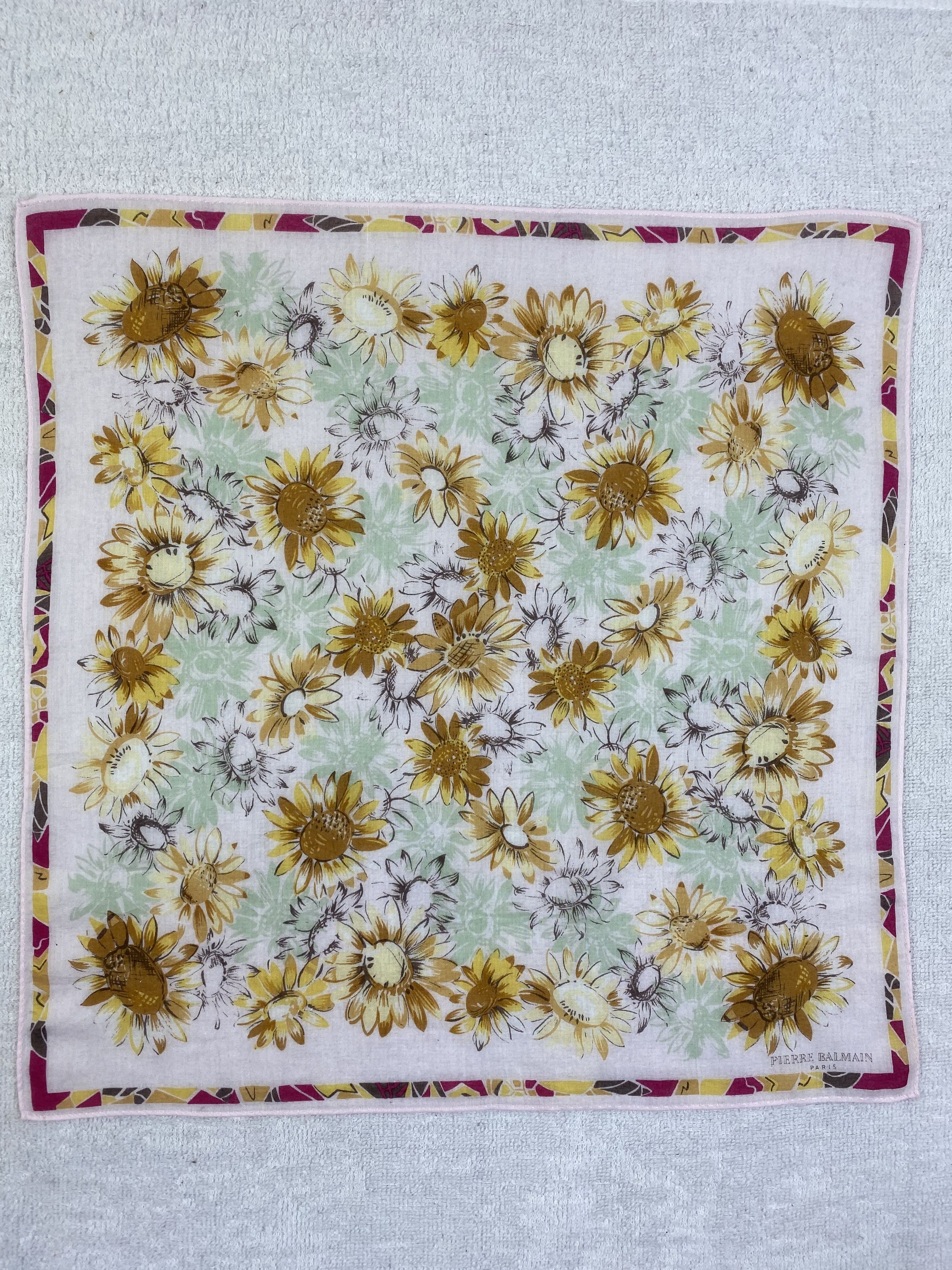 Pierre Balmain × Vintage Pierre Balmain Handkerchief / Bandana / Neckerchief Size ONE SIZE - 3 Thumbnail