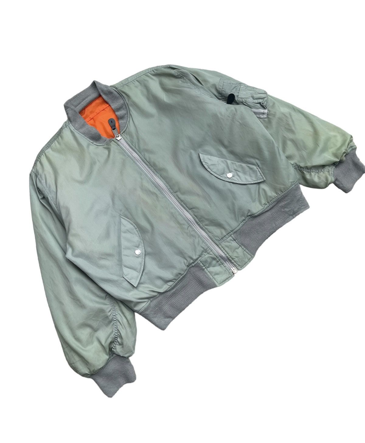 Vintage 🔥🔥RARE🔥🔥 VINTAGE MA-1 AIR FORCE BOMBER JACKET Size US L / EU 52-54 / 3 - 5 Thumbnail