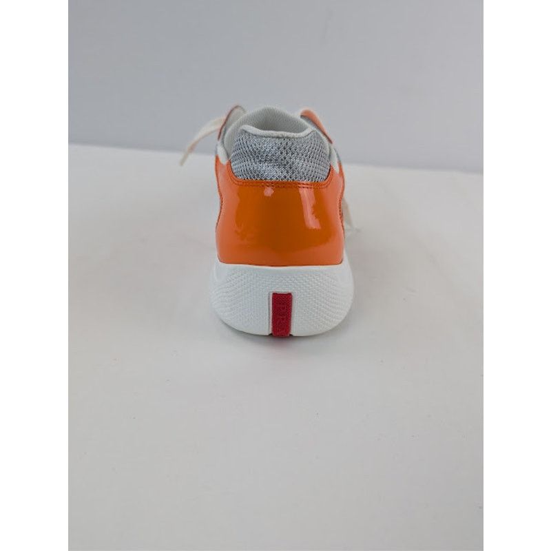 Prada o1rshd1 America's Cup Vernice Bike Sneakers in Papaya Arge Size US 9 / EU 42 - 14 Thumbnail
