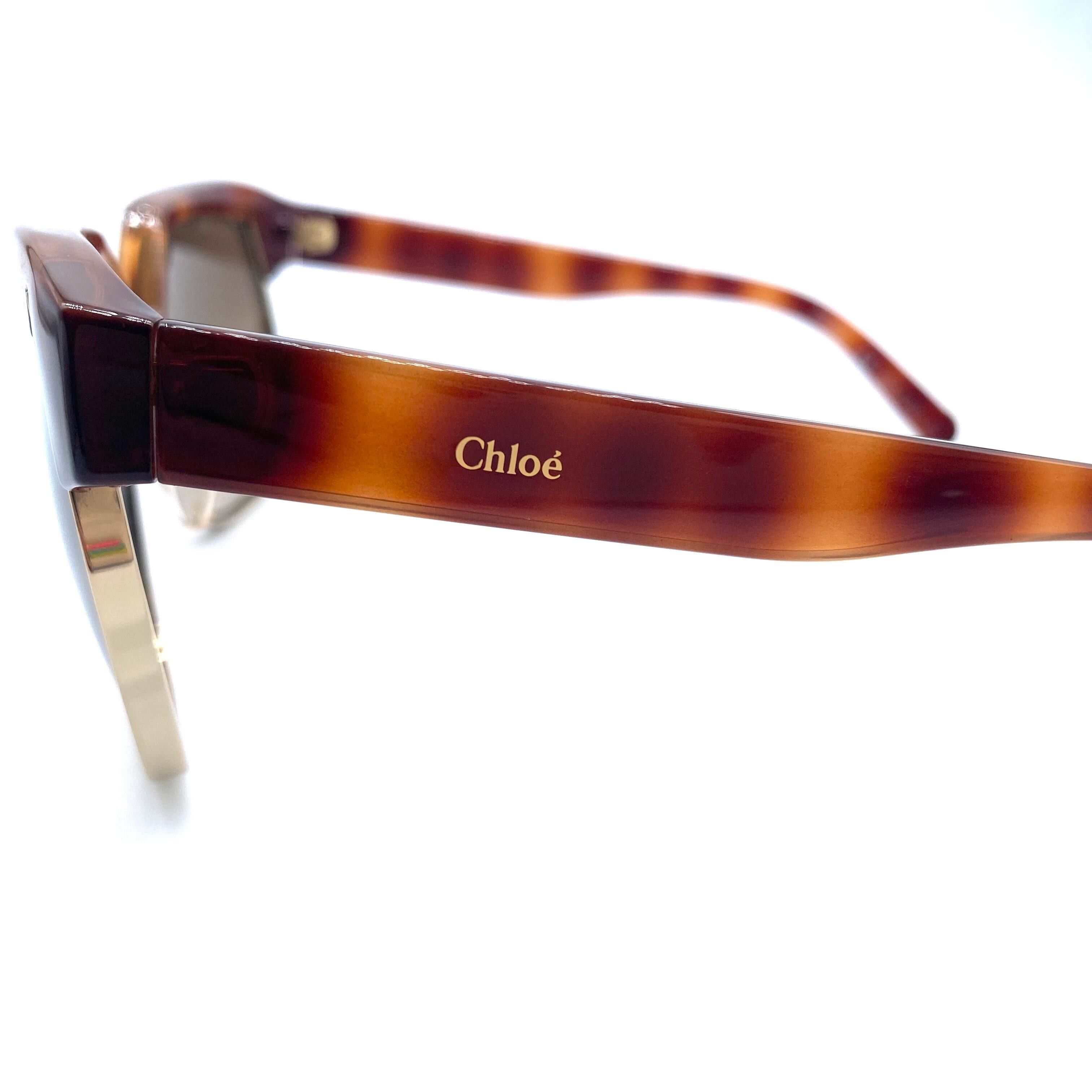Chloe chloe Eyewear Sunglasses Tortoiseshell Size ONE SIZE - 5 Thumbnail