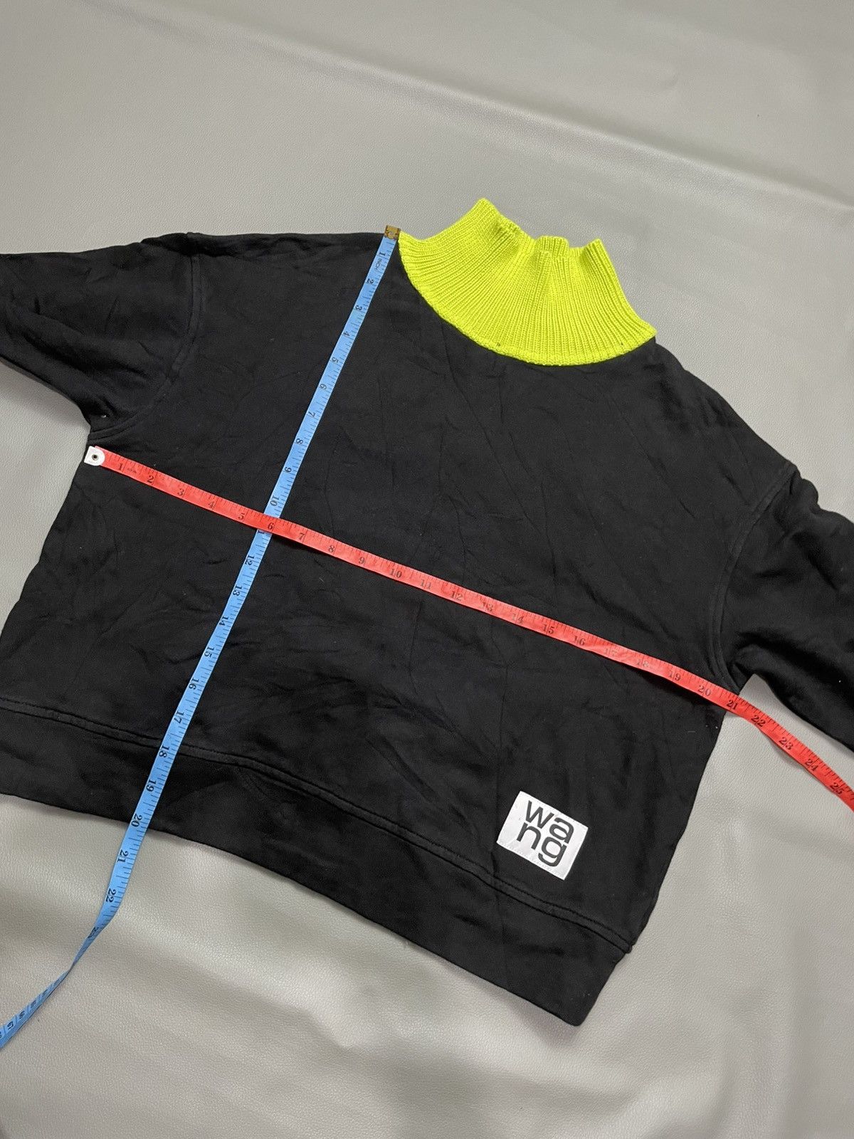 Alexander Wang Alexander Wang Black Cropped Turtleneck sweatshirt Size S / US 4 / IT 40 - 6 Thumbnail
