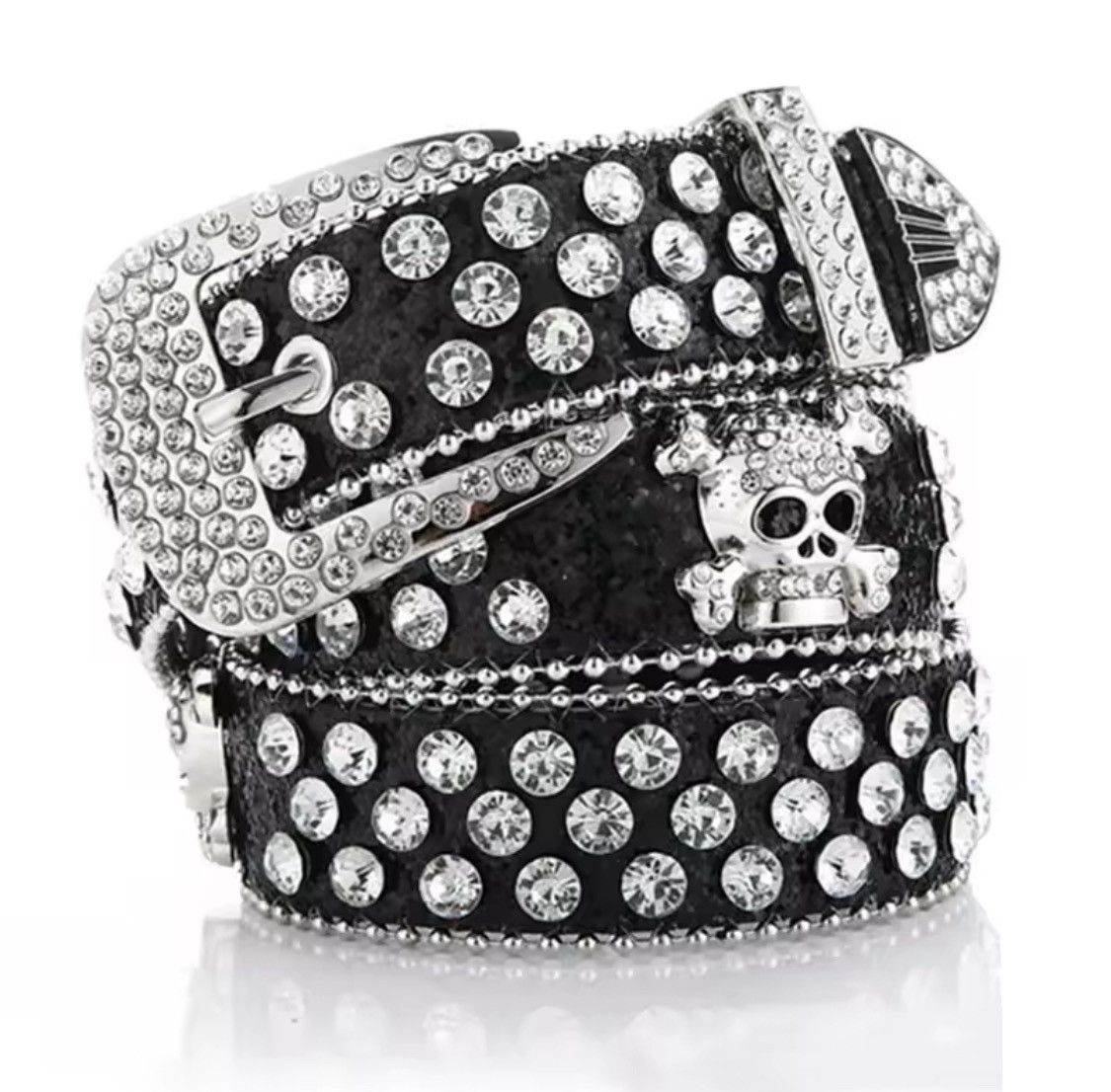 Other Y2K Gothic Subculture Punk Diamond Belt Size ONE SIZE - 1 Thumbnail