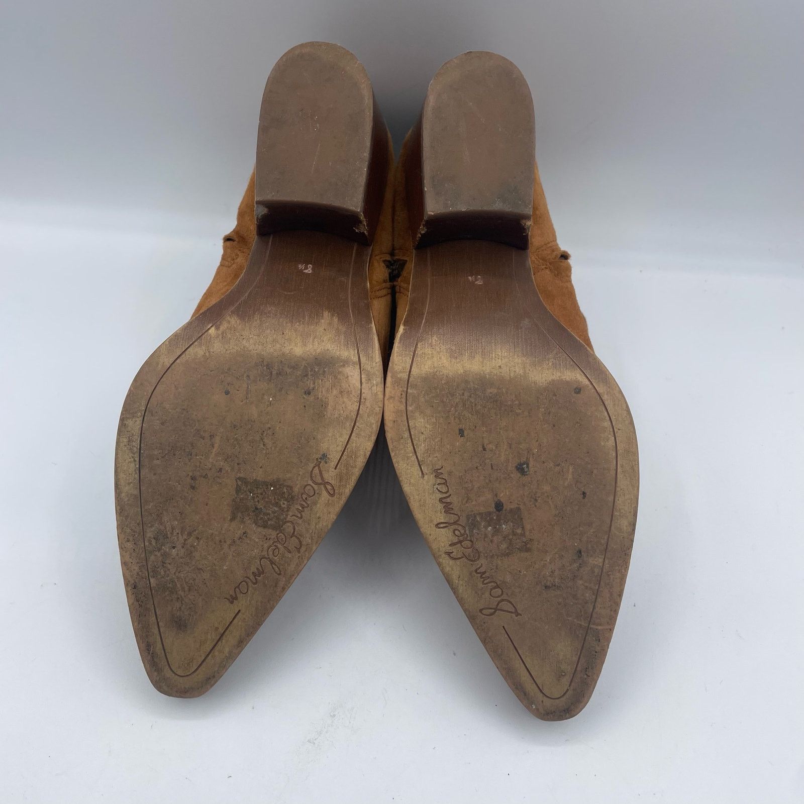Sam Edelman Sam Edelman Walden Bootie Ankle Boots Zipper Suede Brown 8.5 Size US 8.5 / IT 38.5 - 7 Thumbnail