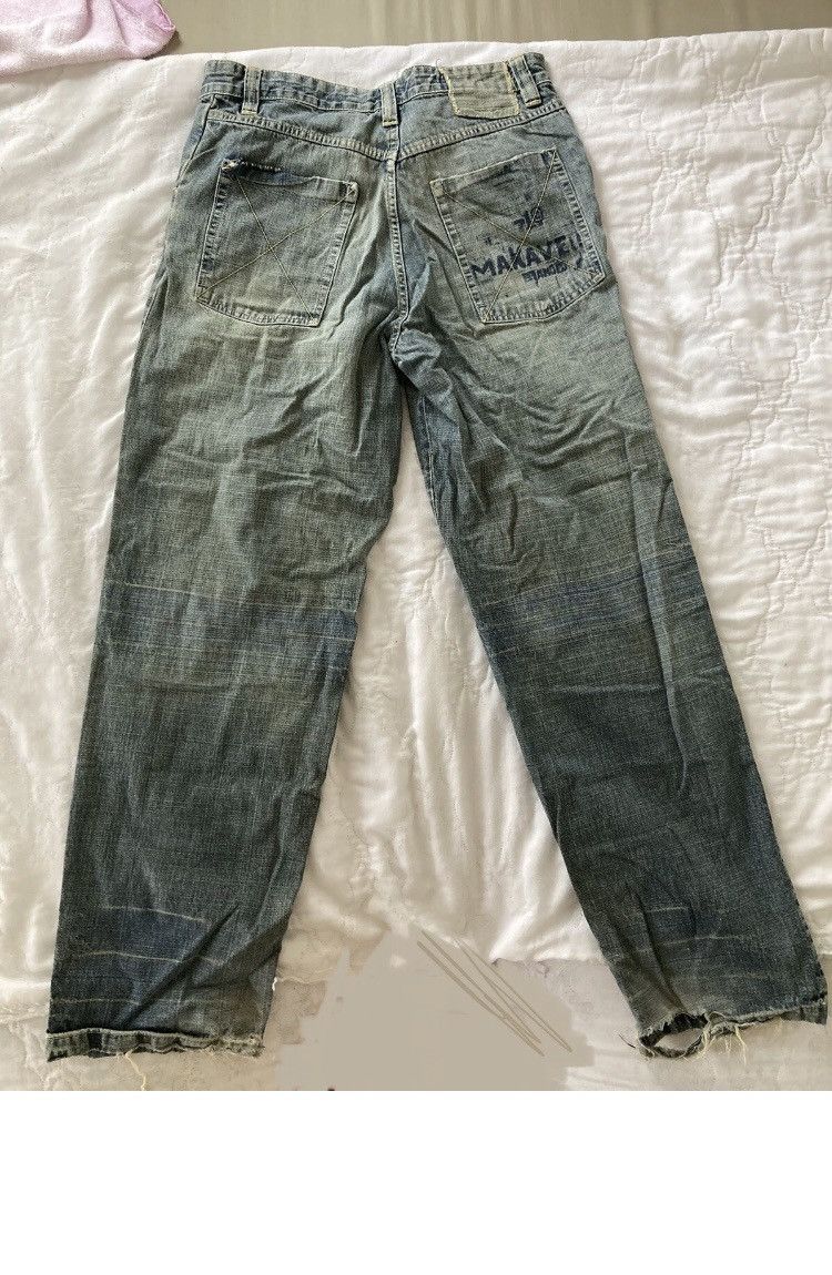 Makaveli Vintage 90s Makaveli Branded Tupac Shakur Jeans 32x34 Size US 32 / EU 48 - 9 Thumbnail