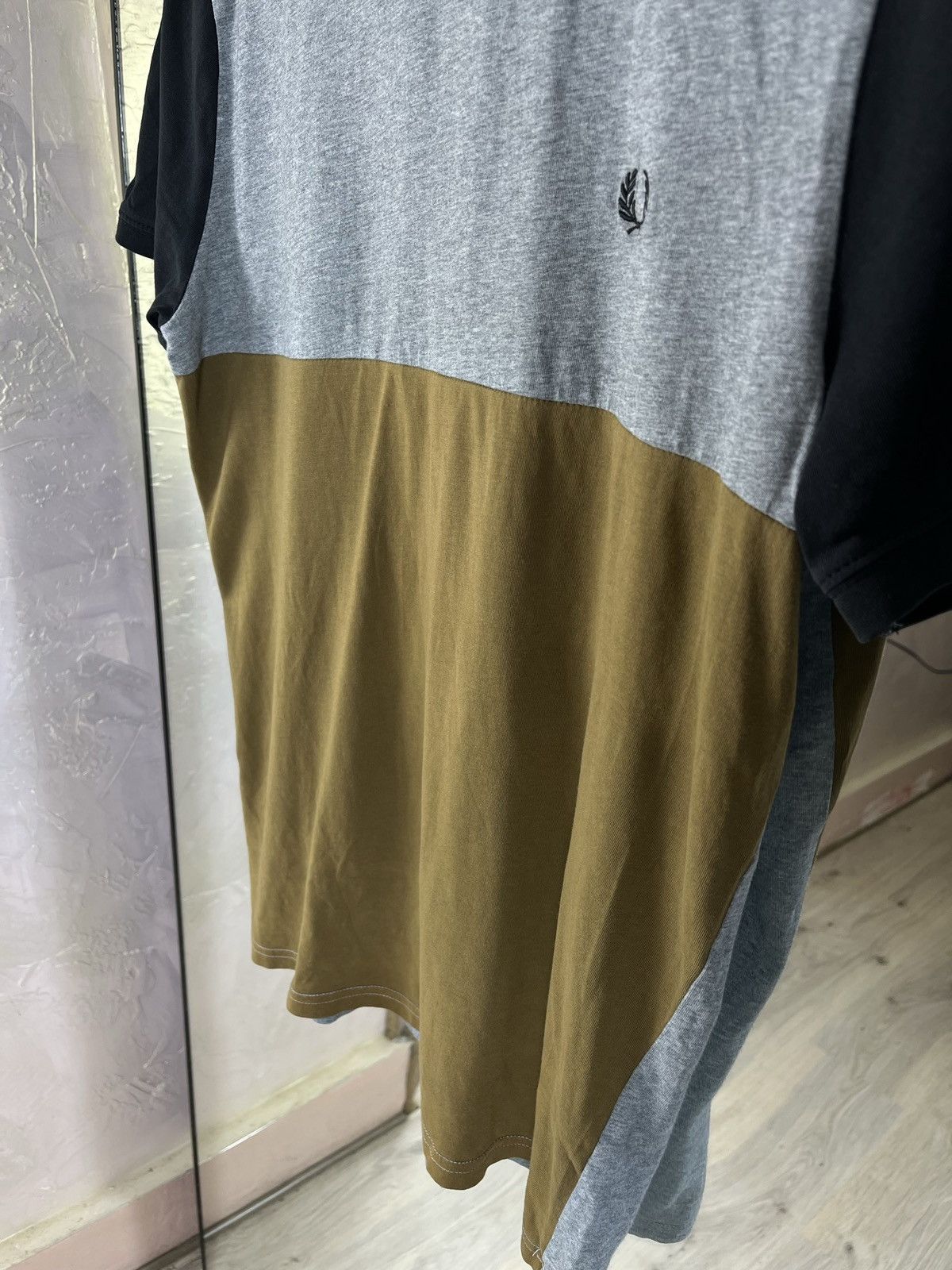 Fred Perry Fred Perry Tri-Color Block Patchwork Tee | Modernist Street Size US M / EU 48-50 / 2 - 2 Thumbnail