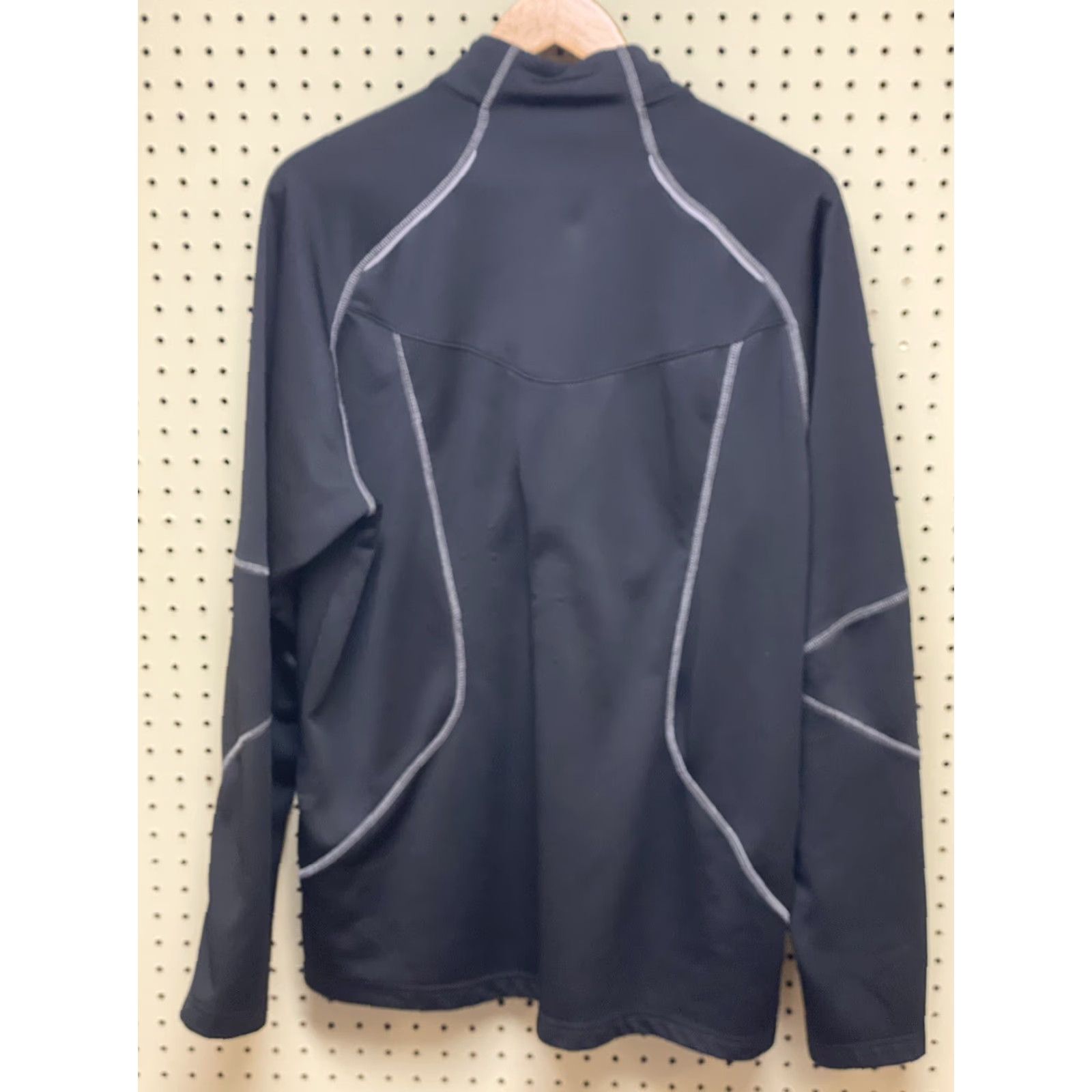 KEEN KEEN Mens Large Pullover Zip 1/4 Black Stitch Ski Hiking Long Sleeve Activewear Regular L - Casual, 60s-90s Theme? Size US L / EU 52-54 / 3 - 2 Thumbnail