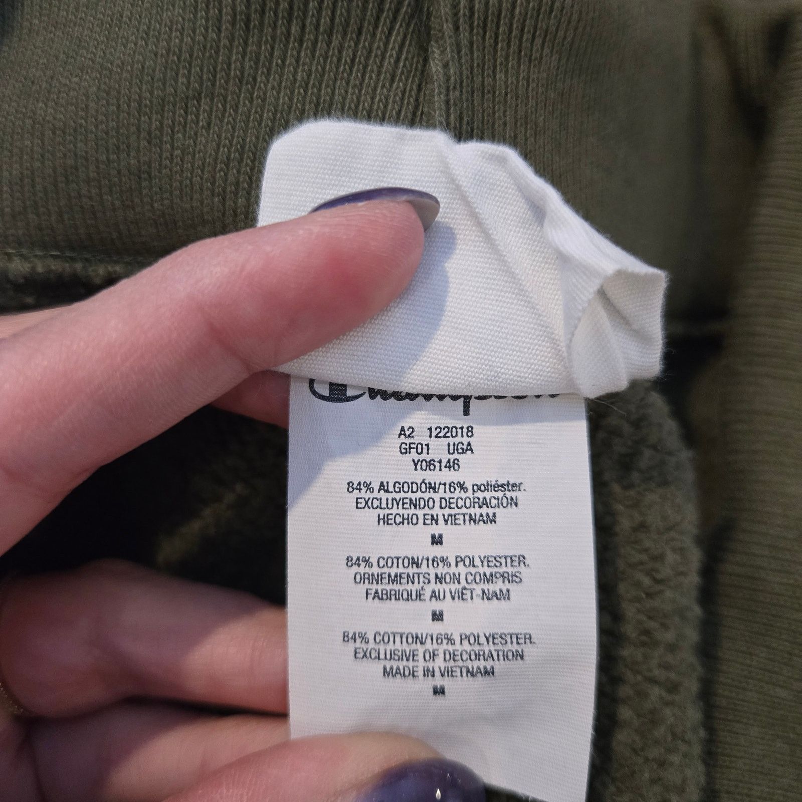 Champion Champion reverse weave sz M joggers army green Size US 30 / EU 46 - 5 Thumbnail
