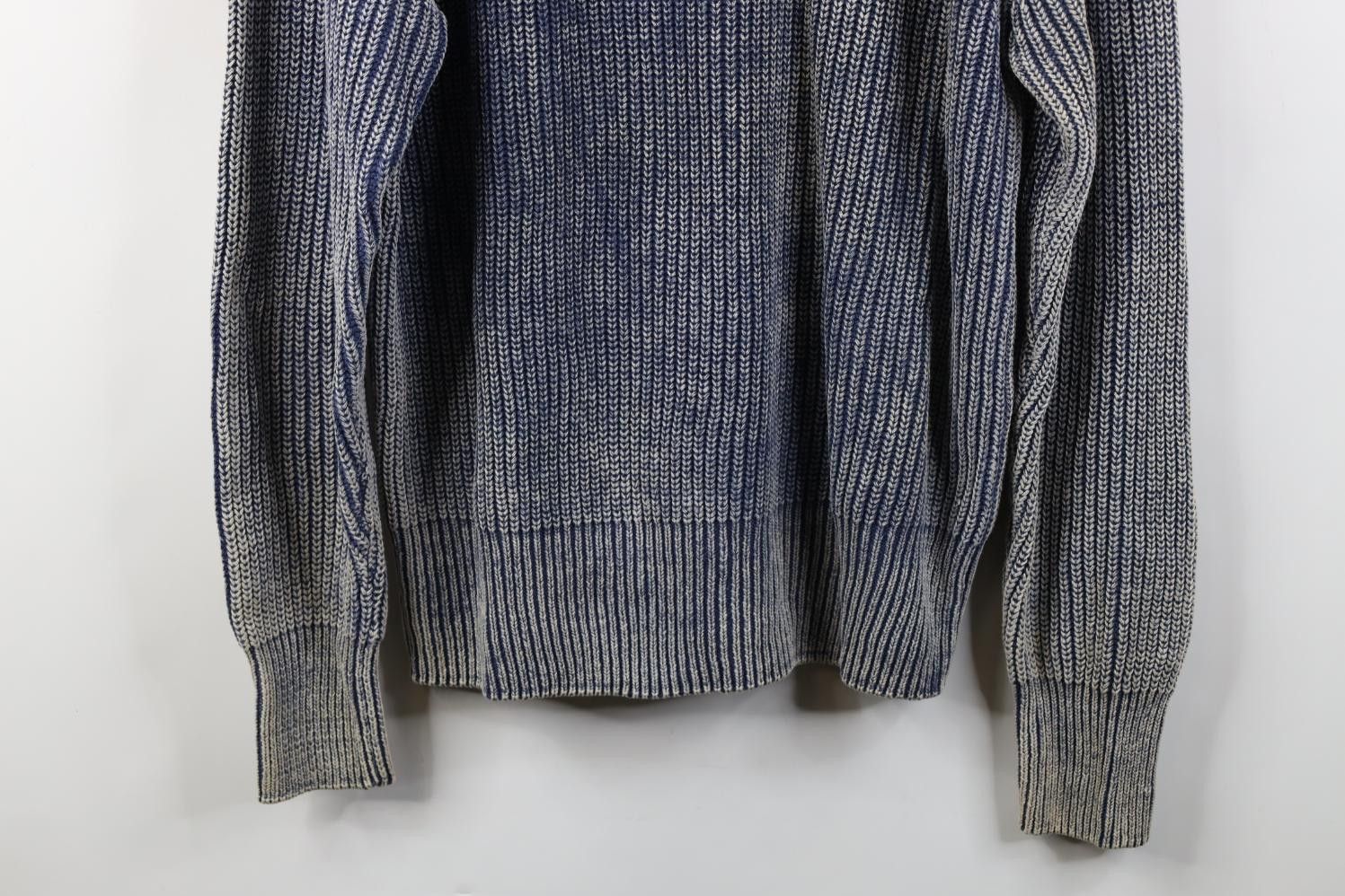 Vintage Vintage 90s Streetwear Stonewash Ribbed Crewneck Sweater Size XL / US 12-14 / IT 48-50 - 3 Thumbnail
