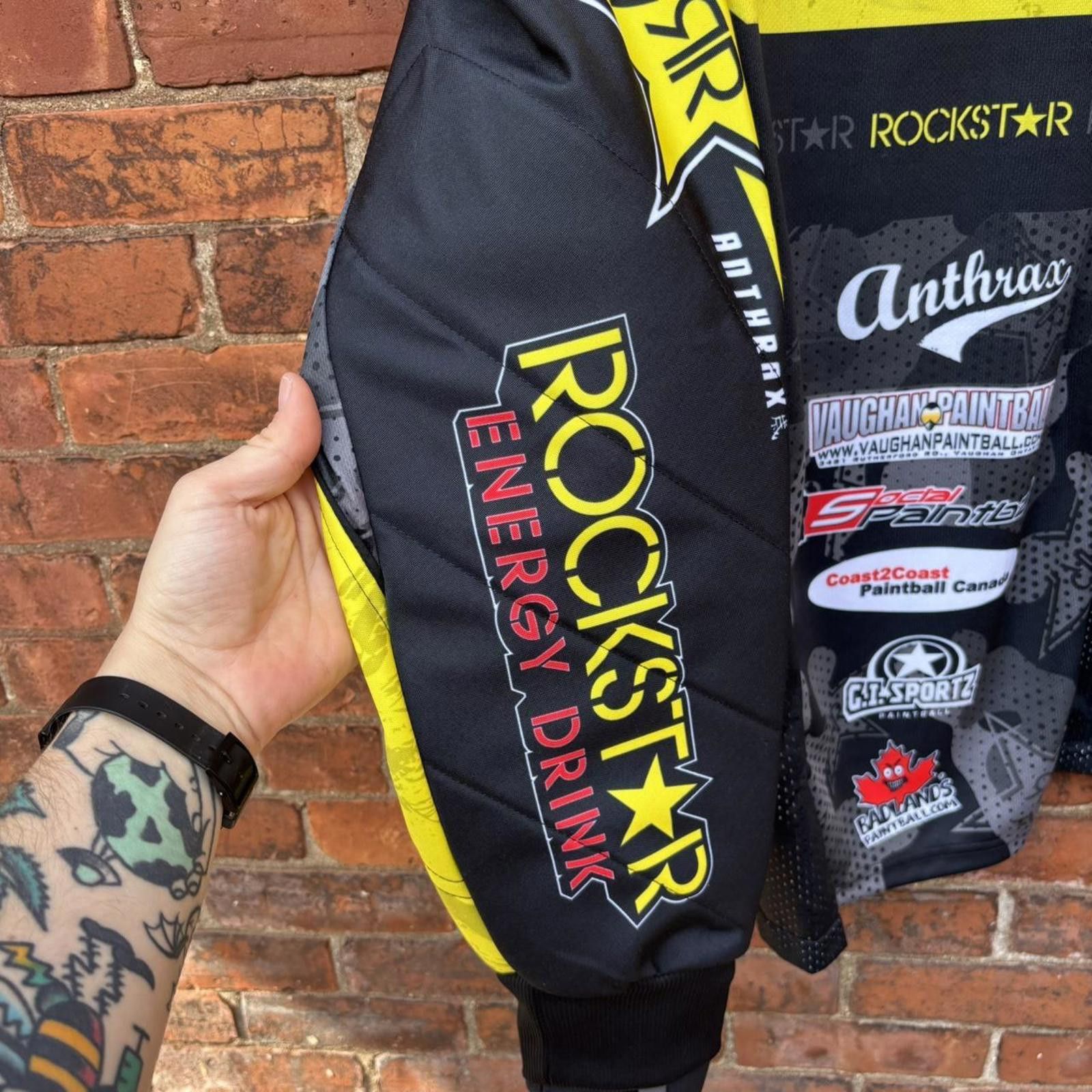 Other anthrax rockstar energy drink padded paintball LS shirt XXL Size US XXL / EU 58 / 5 - 6 Thumbnail
