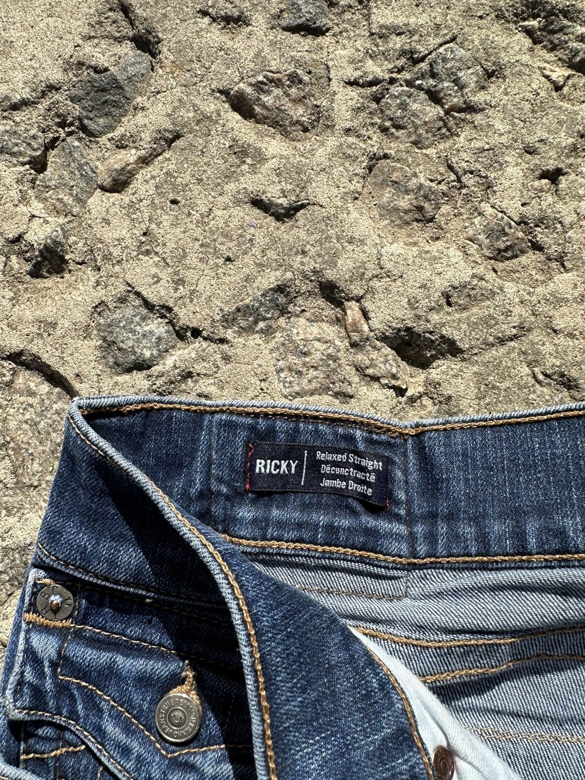 True Religion × Vintage True Religion Ricky Straight Jeans Pants Size US 40 / EU 56 - 11 Thumbnail