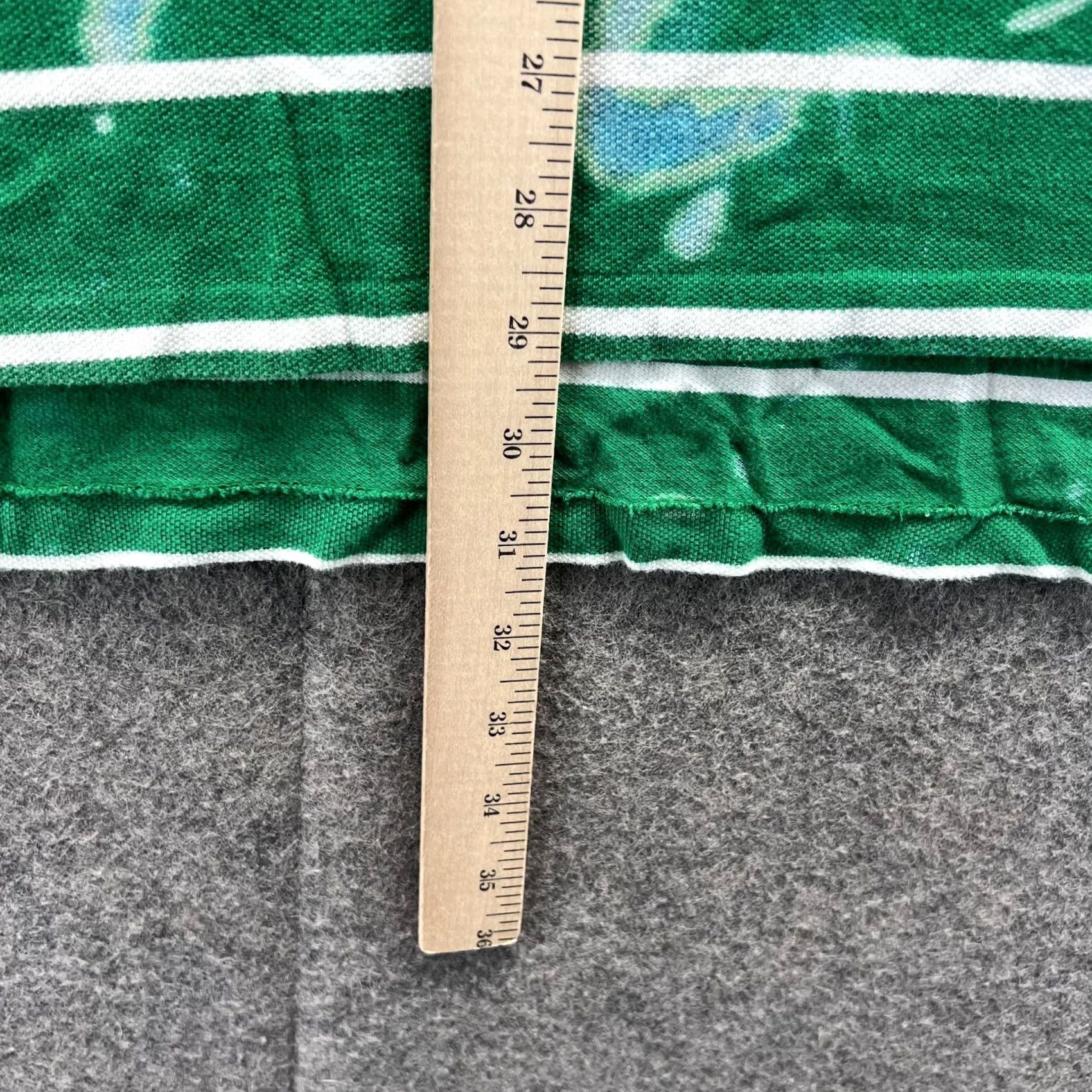 Polo Ralph Lauren VINTAGE Ralph Lauren Polo Shirt Mens 2XLT Green Stripes Polo Ralph Lauren Shirt Geometric Preppy 90s/Rugby/Golf Mens 2XLT Green Size US XXL / EU 58 / 5 - 4 Thumbnail