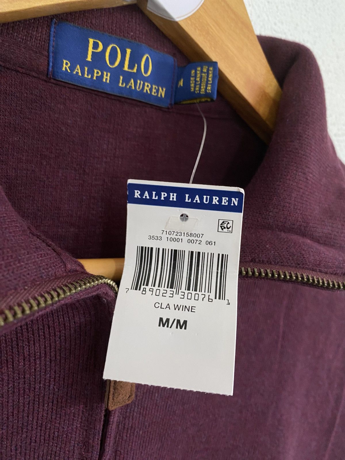 Polo Ralph Lauren Polo Ralph Lauren Quarter-Zip Sweatshirt — Wine Size US M / EU 48-50 / 2 - 6 Thumbnail