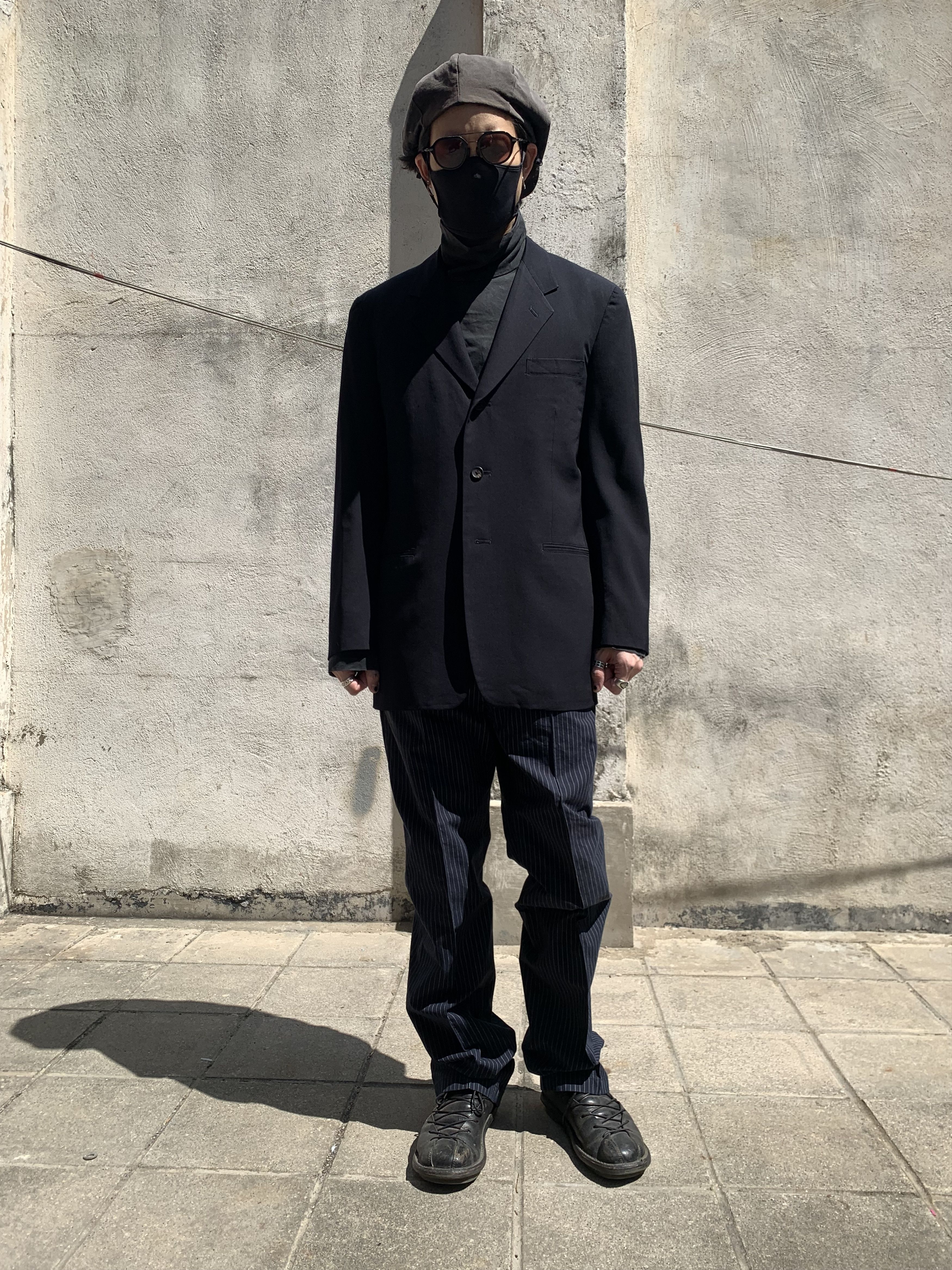 Yohji Yamamoto Yohji Yamamoto Rour Homme Costume D'Homme Blazer Jacket Size US XL / EU 56 / 4 - 1 Thumbnail