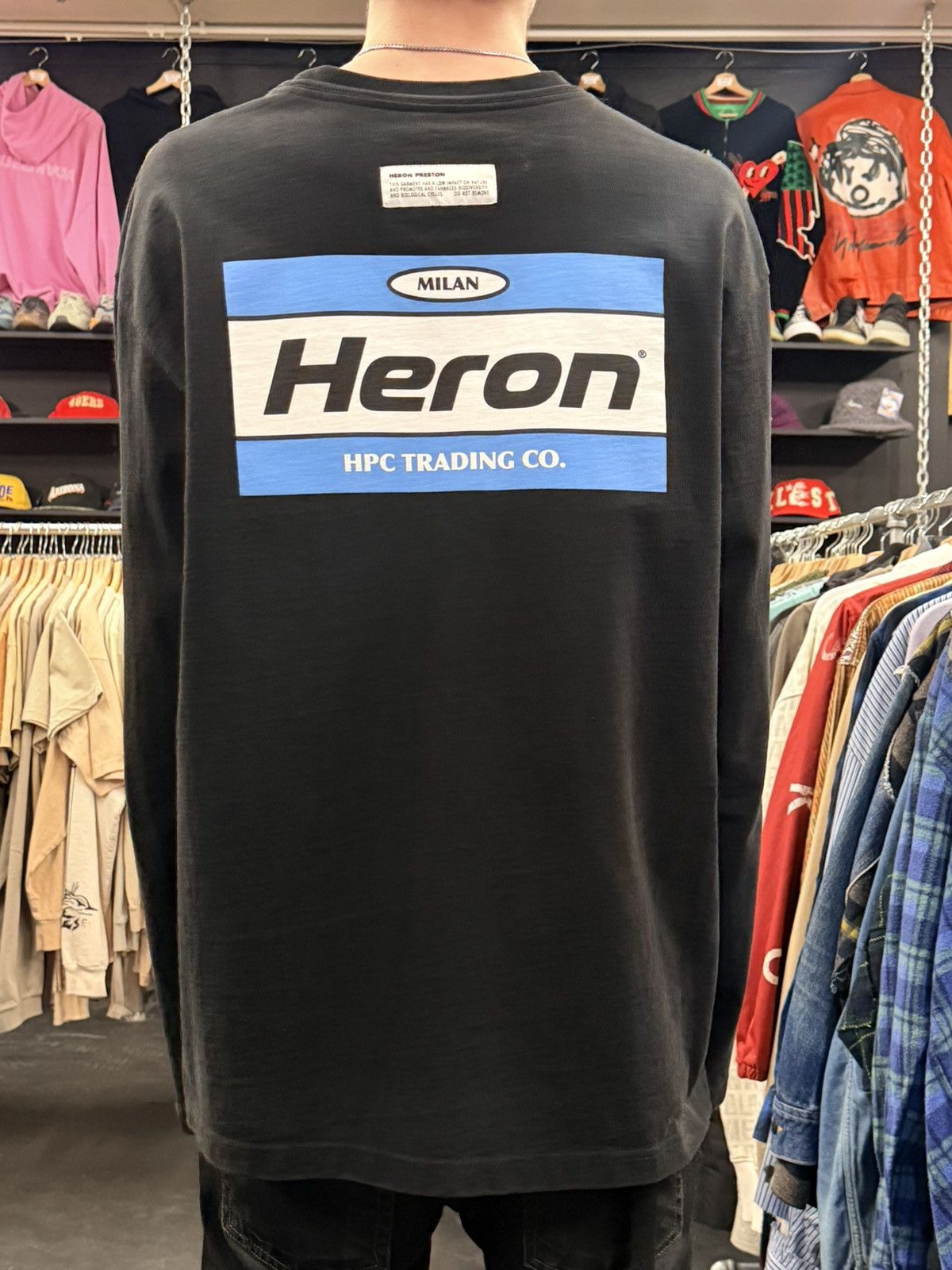 Heron Preston Heron Preston Logo Tee Size US XL / EU 56 / 4 - 2 Thumbnail