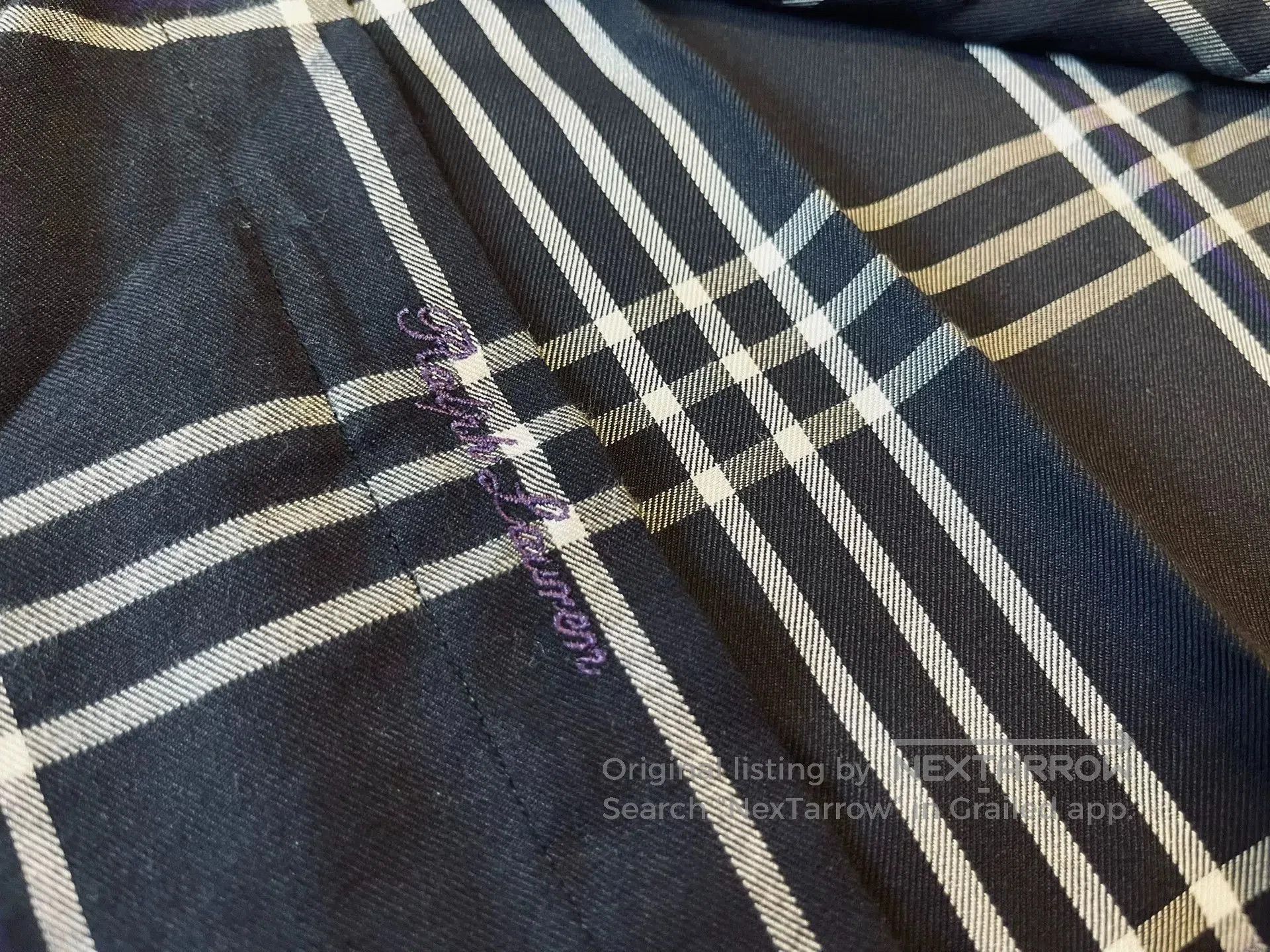 Ralph Lauren Purple Label Ralph Lauren Purple Label Check French Collar Shirt. Size US XL / EU 56 / 4 - 3 Thumbnail