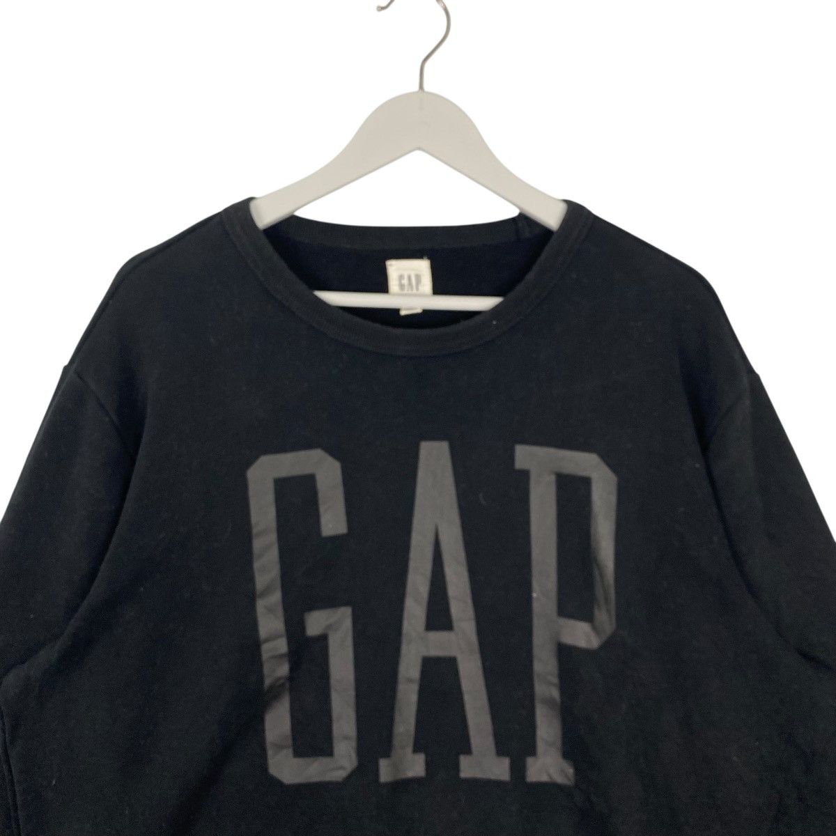 Other Vintage GAP Big Logo Printed Black Pullover Jumper Size L Size US L / EU 52-54 / 3 - 4 Thumbnail